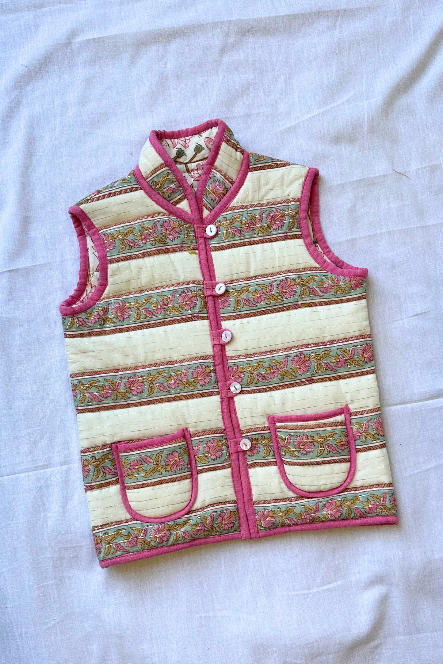 Pink Lotus Reversible Jacket