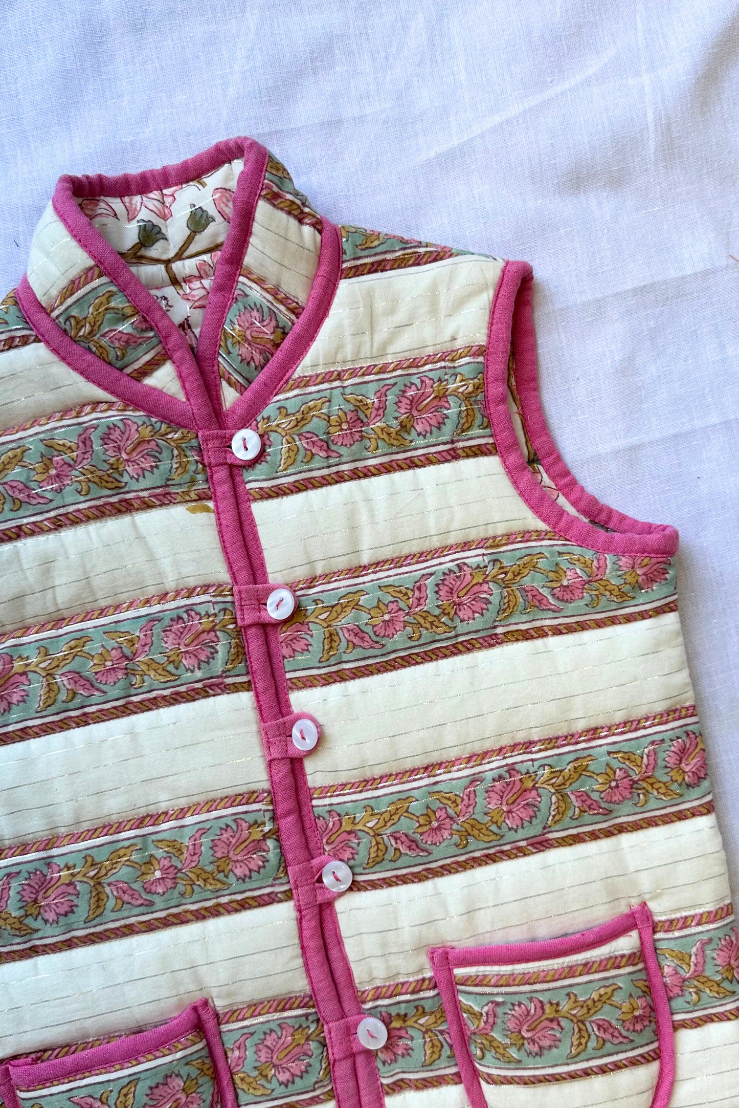 Pink Lotus Reversible Jacket