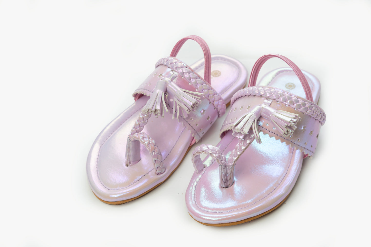 Pink Delight Kolhapuri Sandal