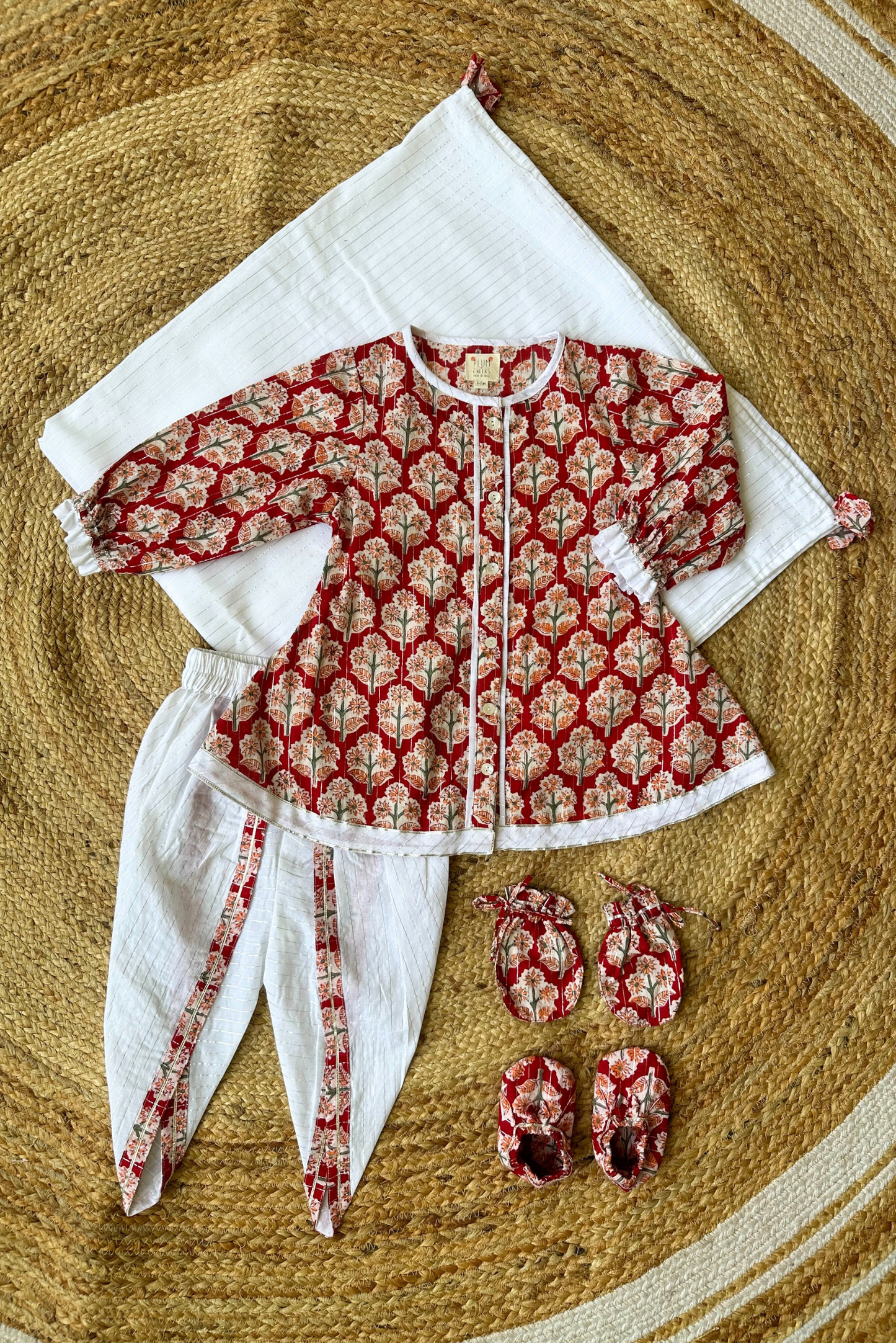 Little Red Jamna Set - Girl