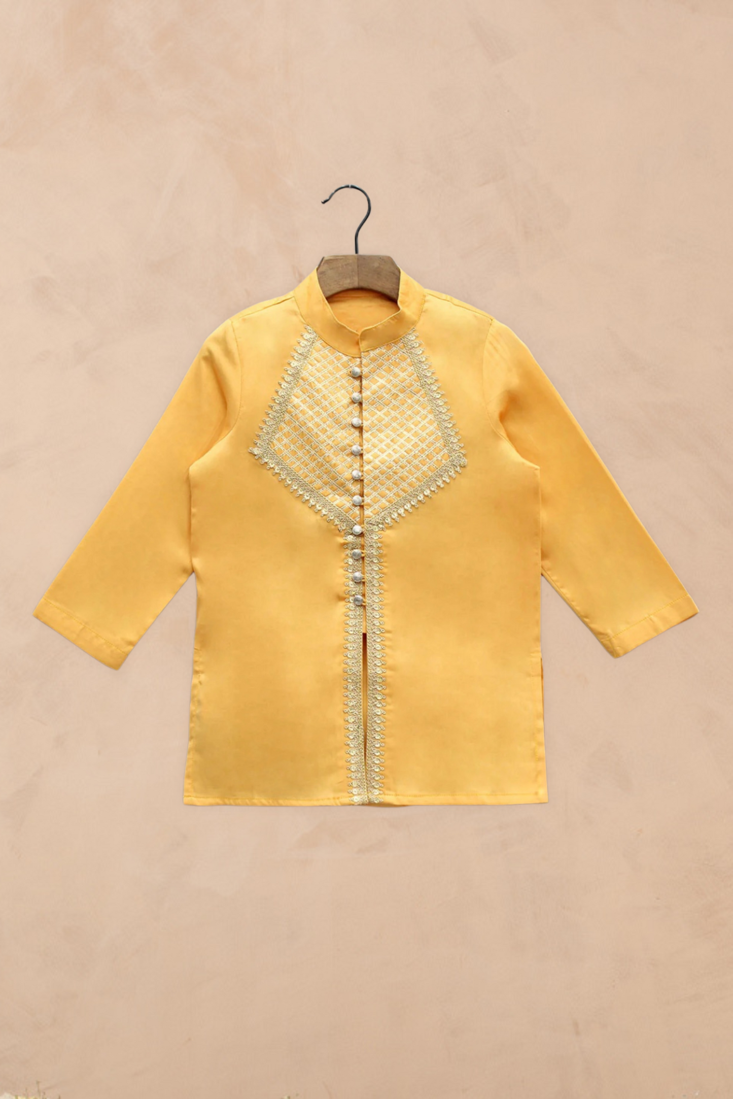 Sunhera Kesariya Kurta Set