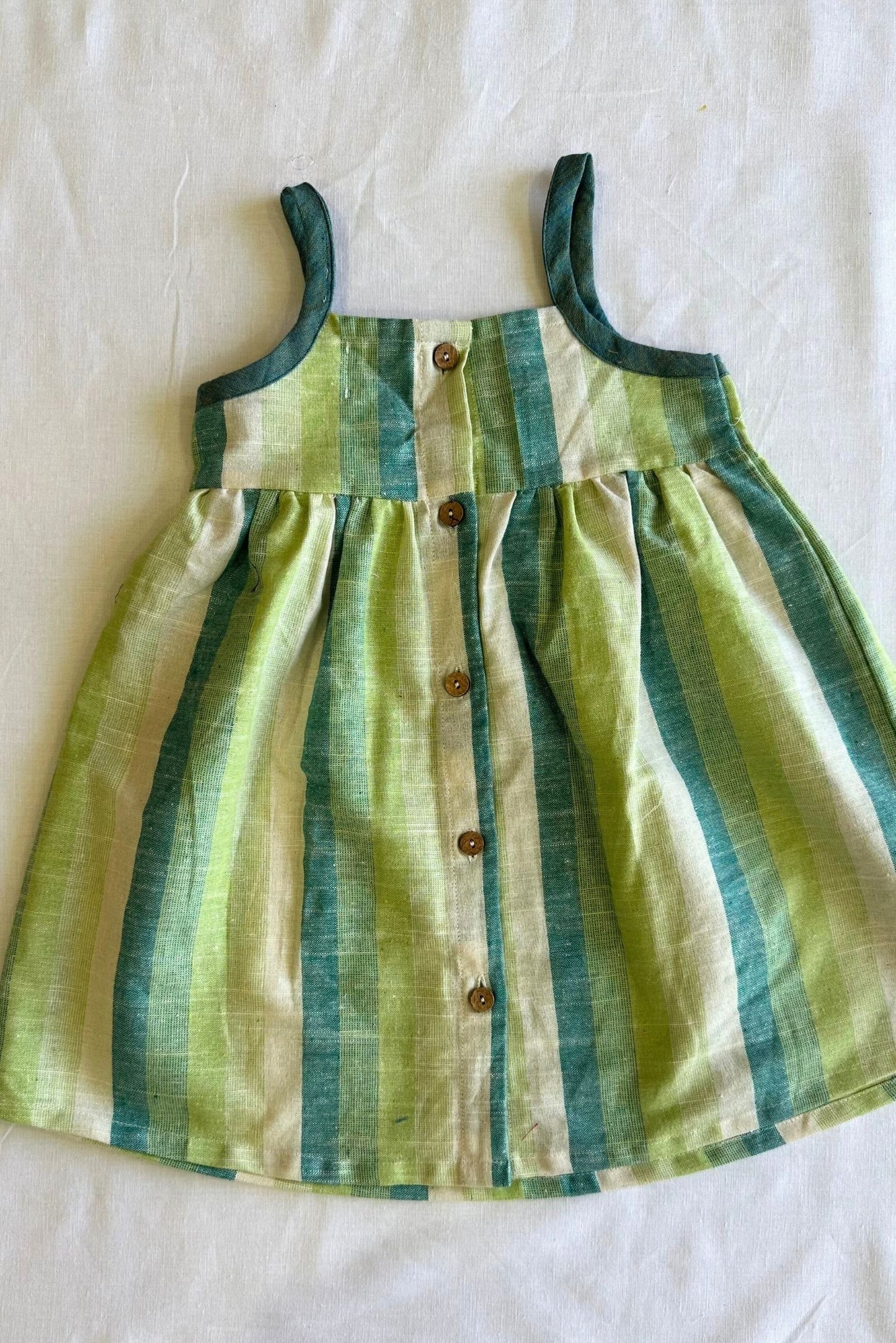 Green Stripes Bloomer Set