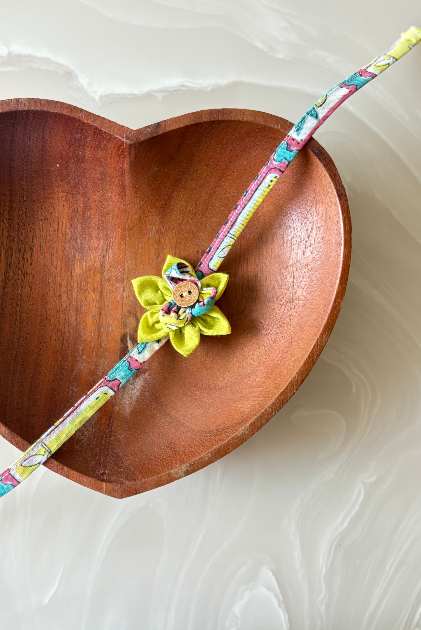 Lime Rakhi - Upcycled