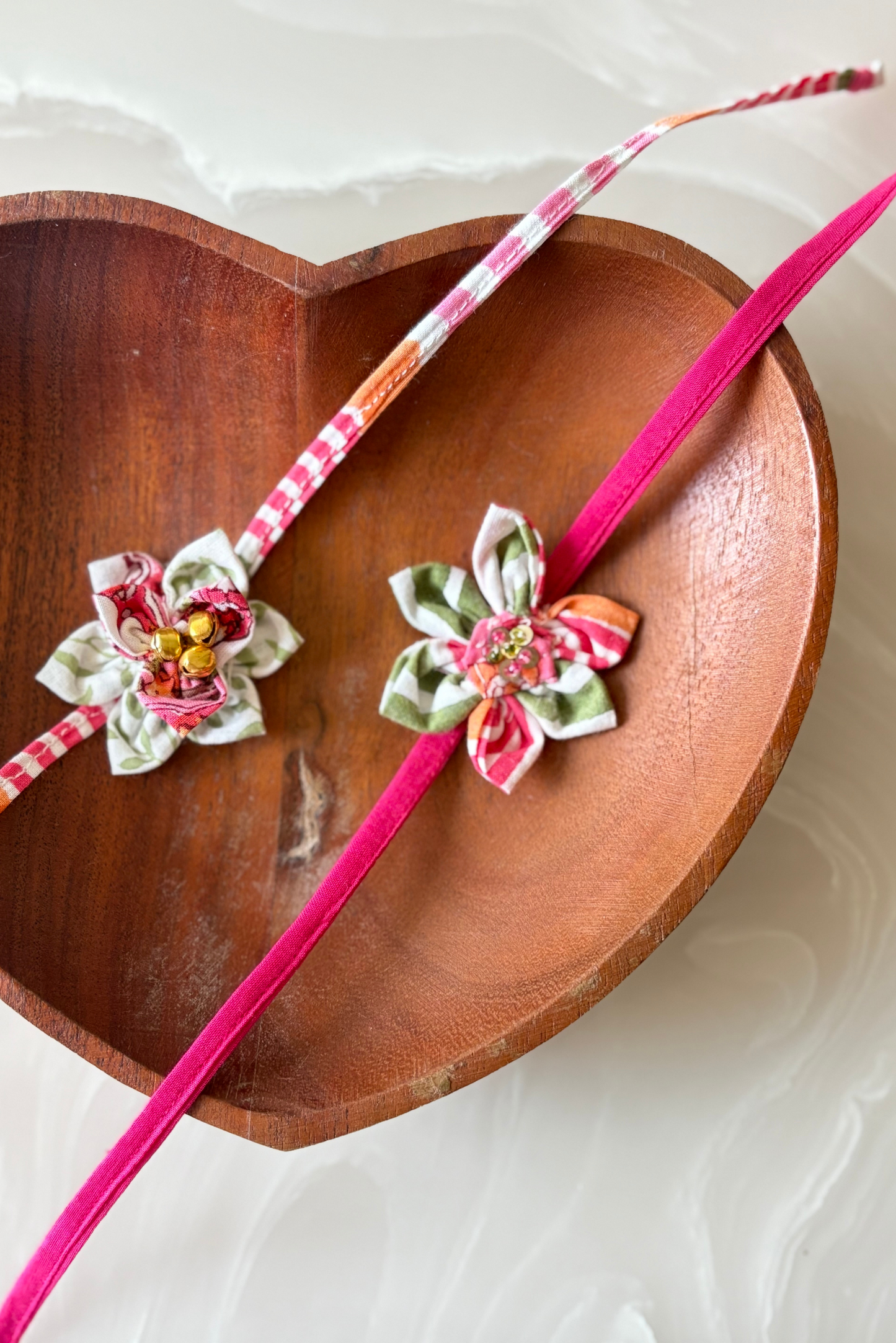 Gulabi Set Rakhi - Upcycled