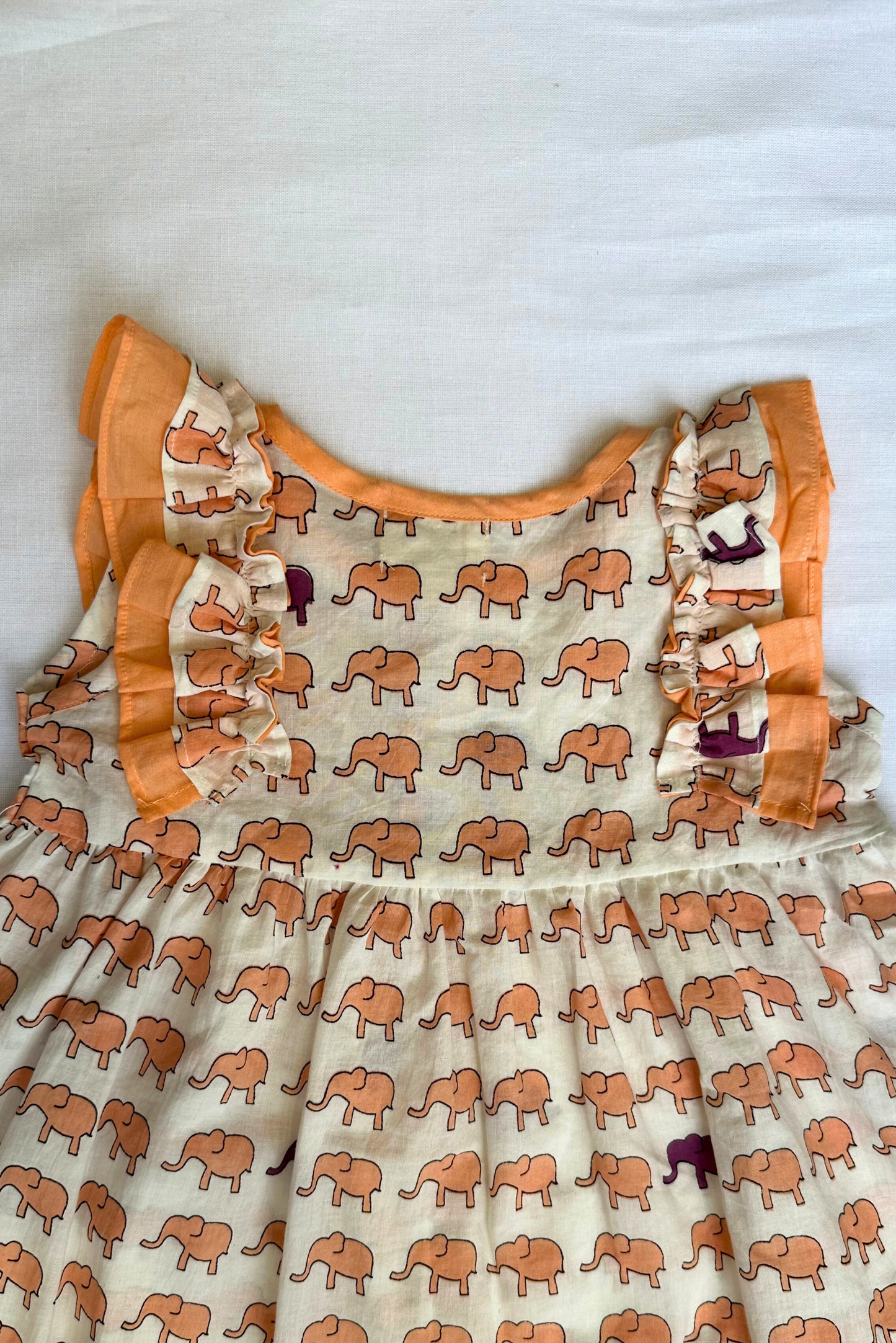Elephant Baby Dress Set