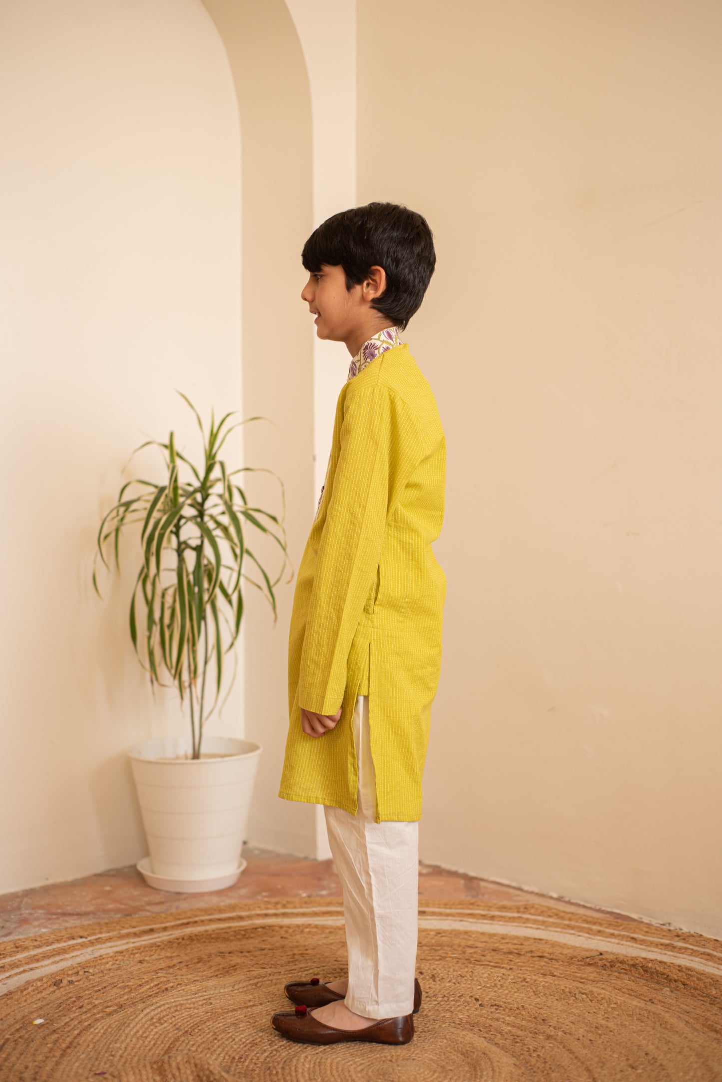 Vivid Green Kurta Set