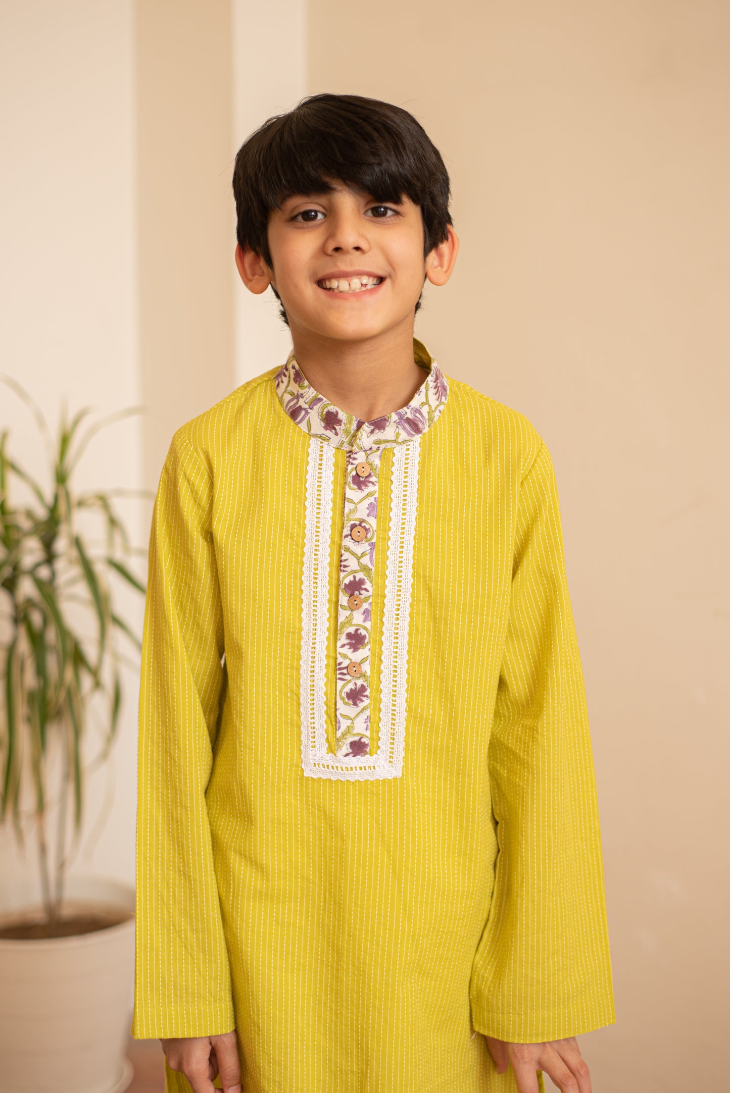 Vivid Green Kurta Set