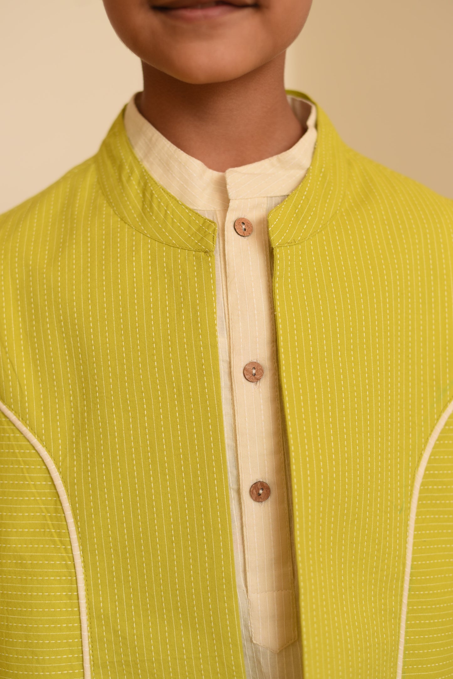 Vivid Green Jacket Set
