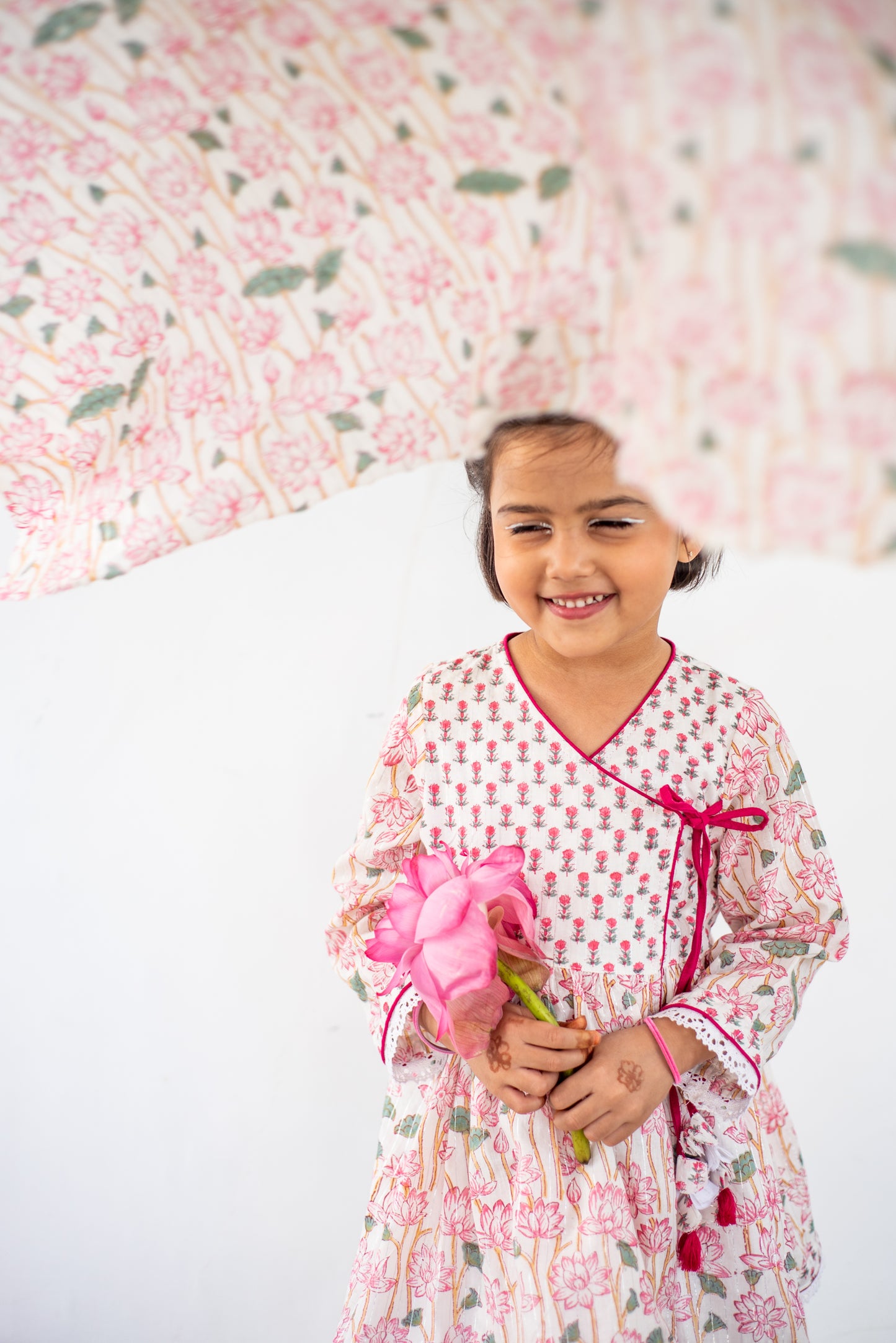 Lotus Dreamy Angarakha-Dhoti Set