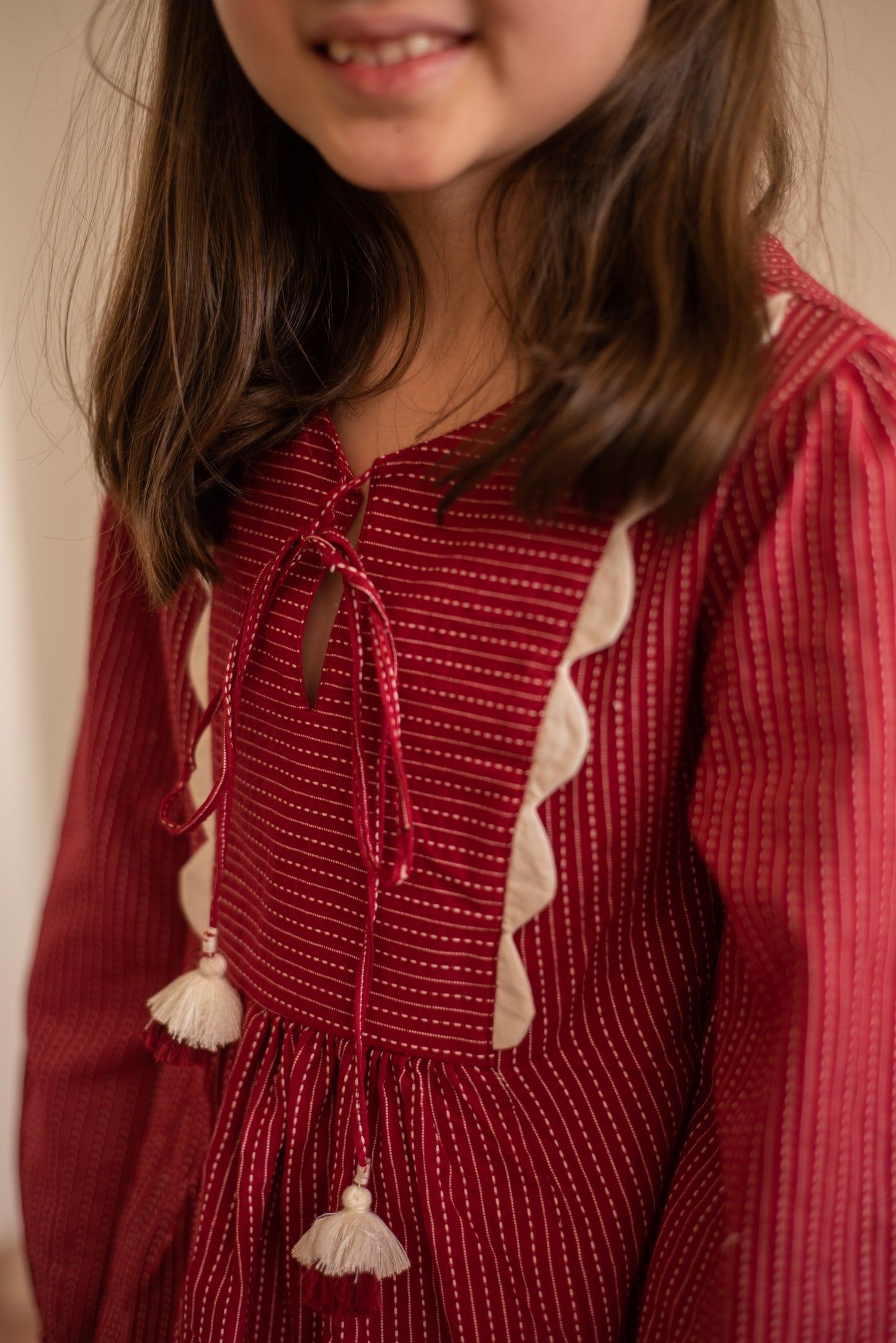 Ruby Scalloped Co-ord Set