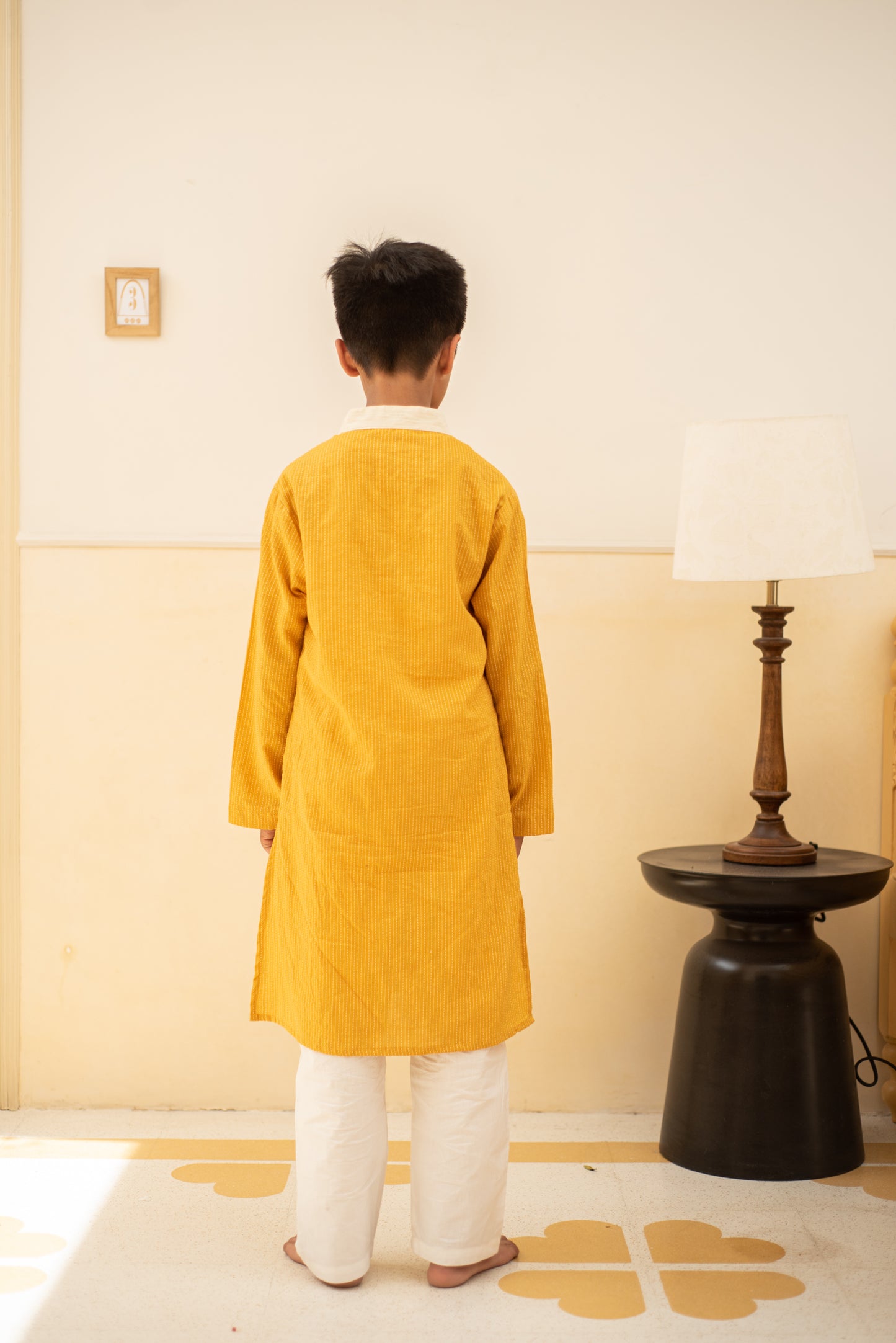 Mustard Kurta Set