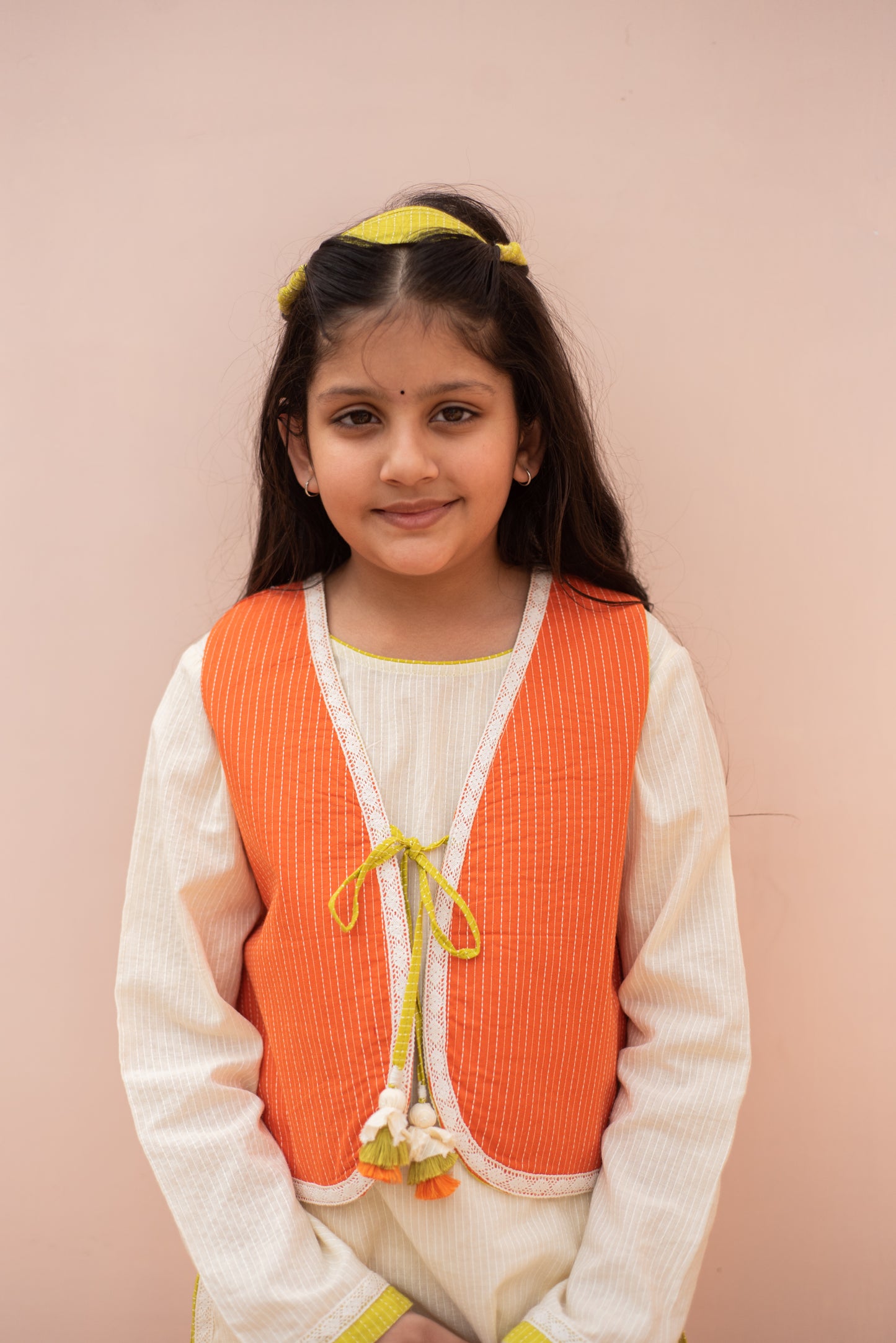 Reversible Jacket Kurta Set