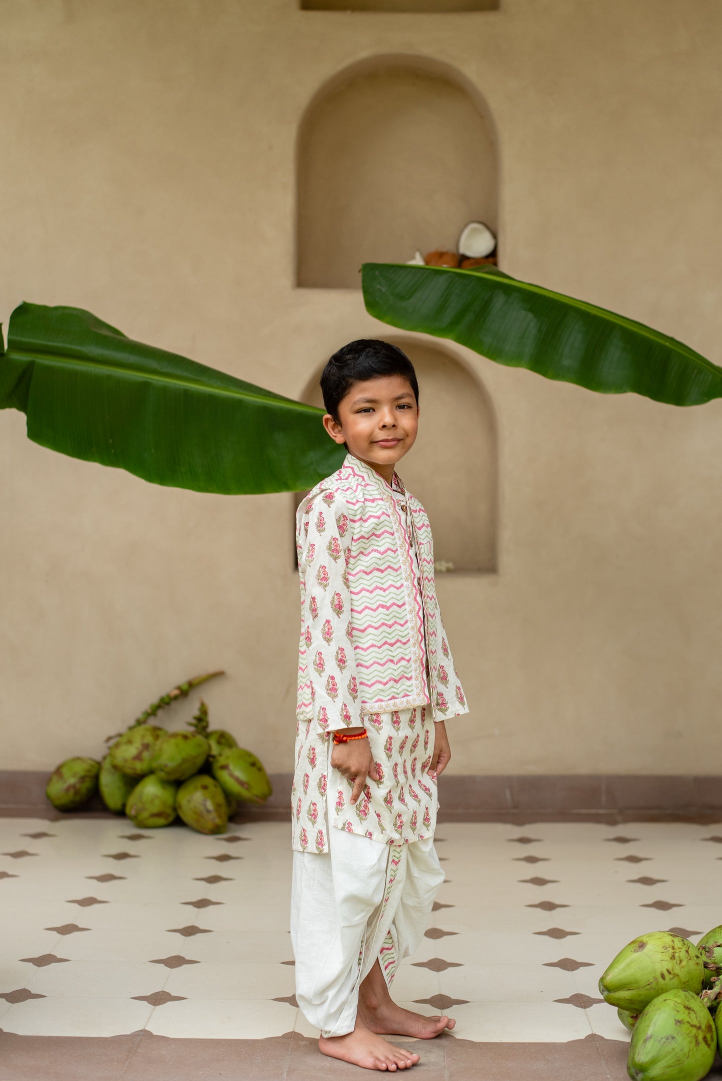 Manika Chevron Kurta Set