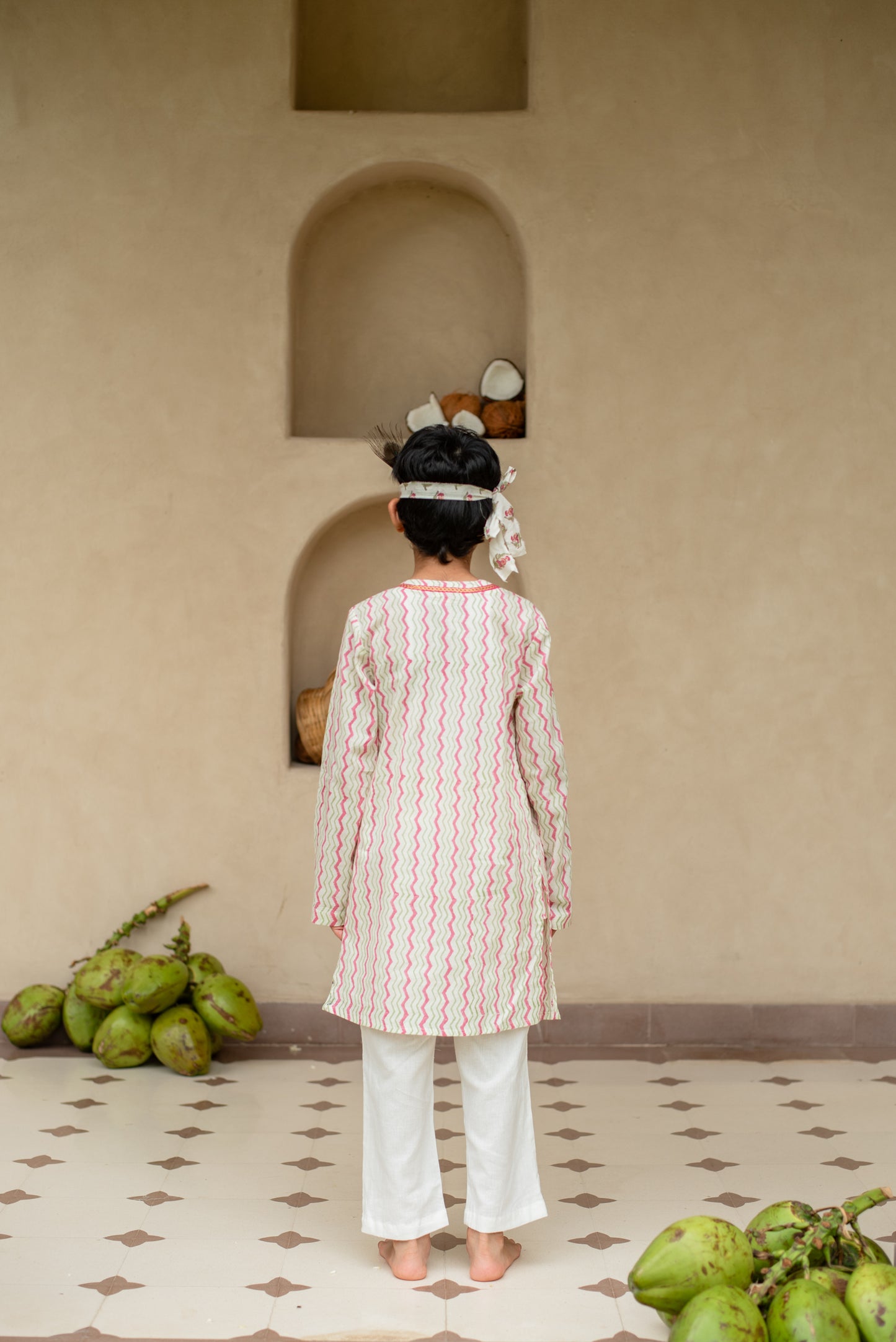 Chevron Kurta Set
