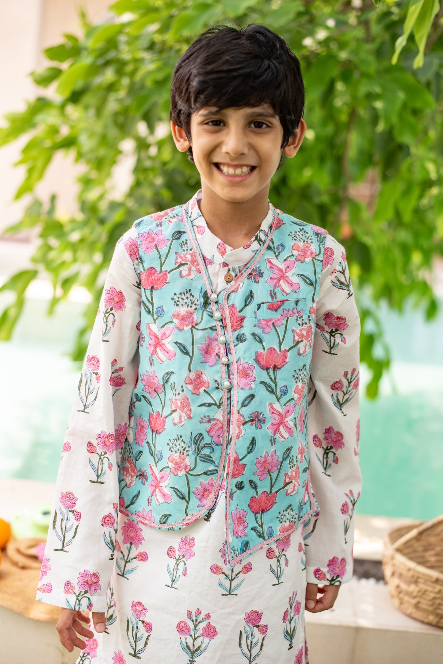 Firozi Kurta Set