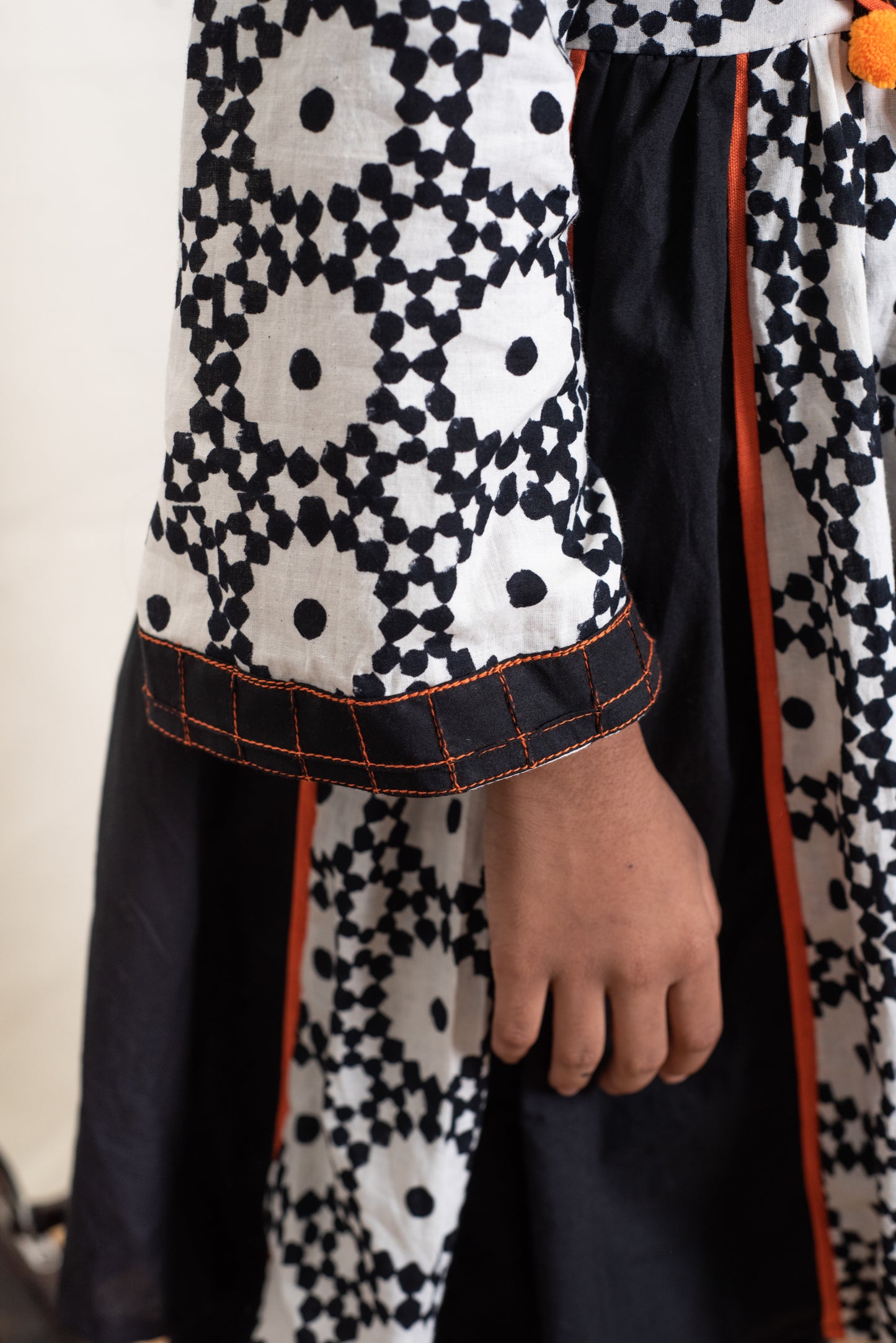 Syahi Kalidar Kurta Dhoti Set