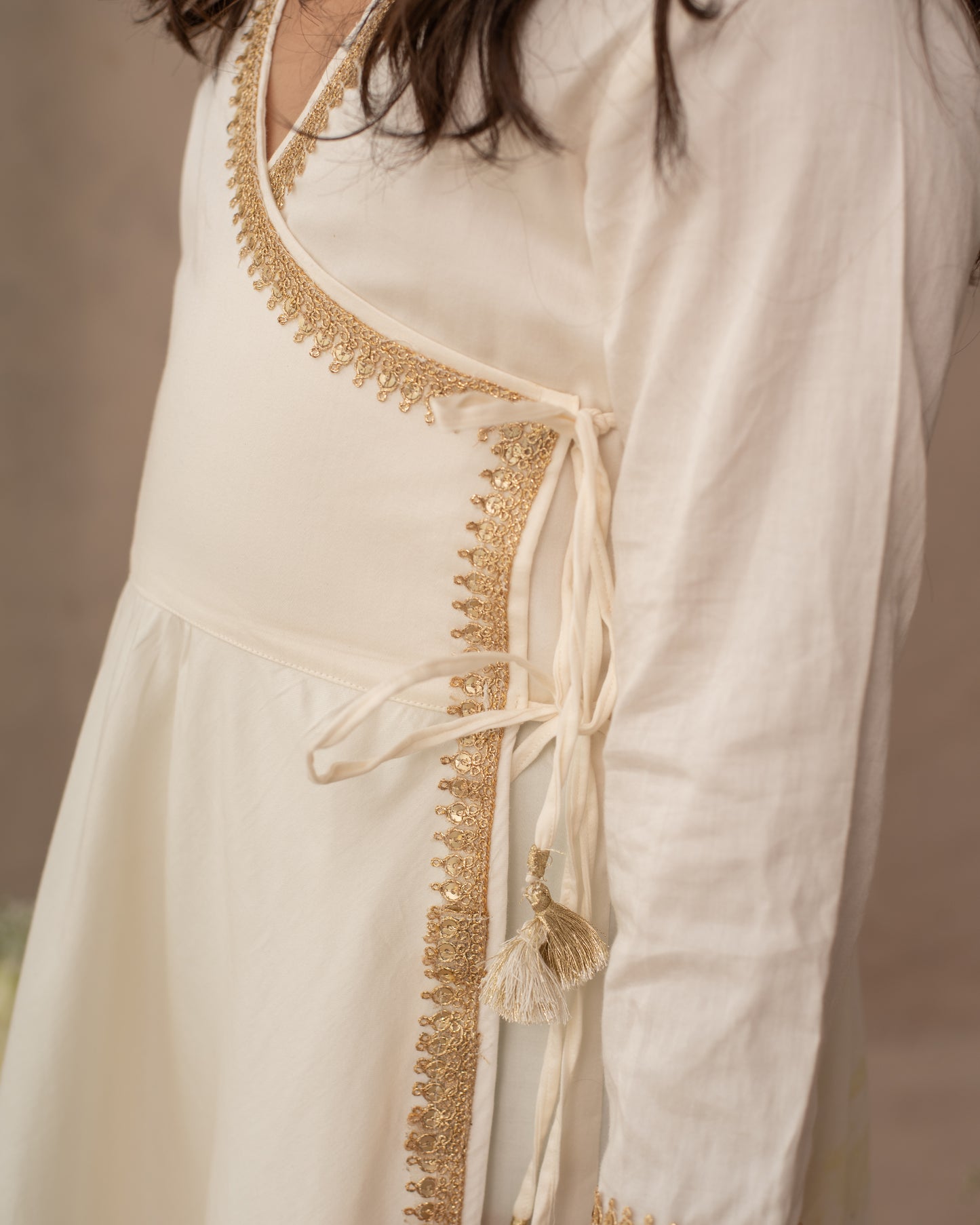 Swarna Anarkali Angrakha Set