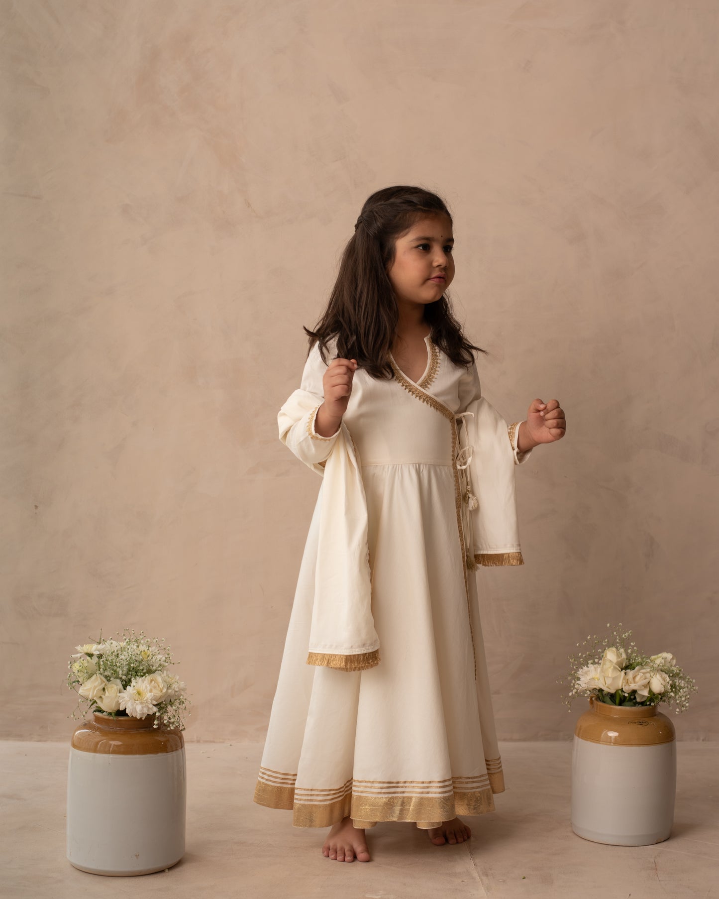 Swarna Anarkali Angrakha Set