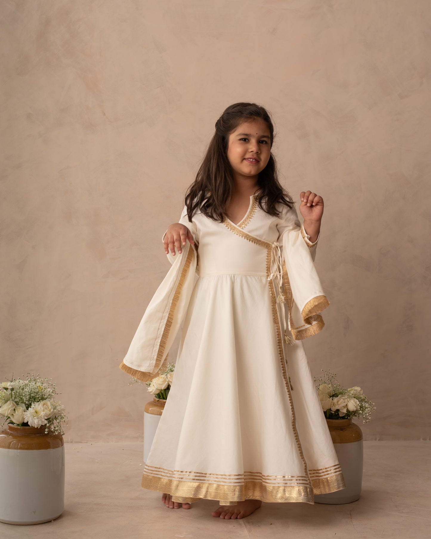 Swarna Anarkali Angrakha Set