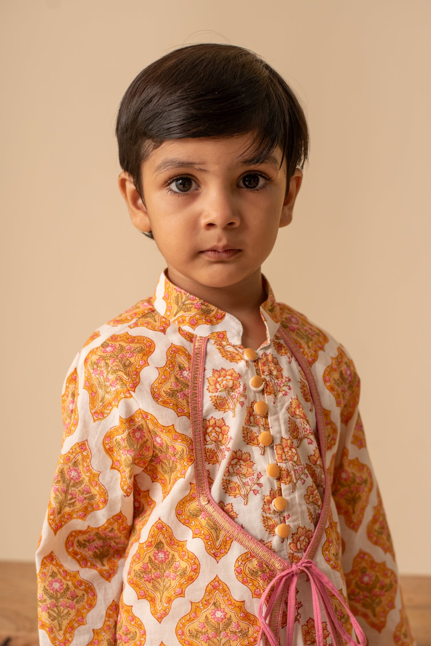 Chandan Angrakha Kurta Set