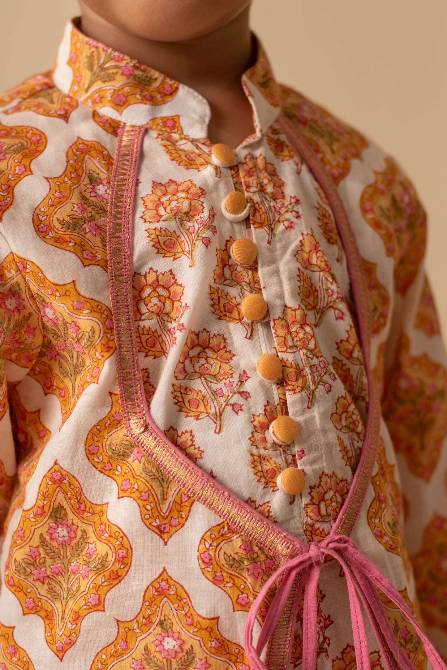 Chandan Angrakha Kurta Set