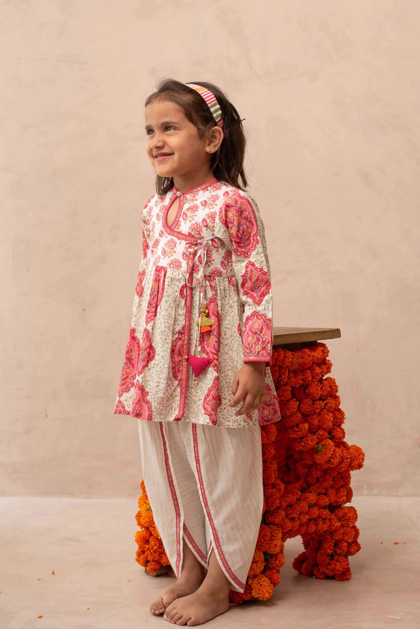 Jharokha Angrakha-Dhoti Set