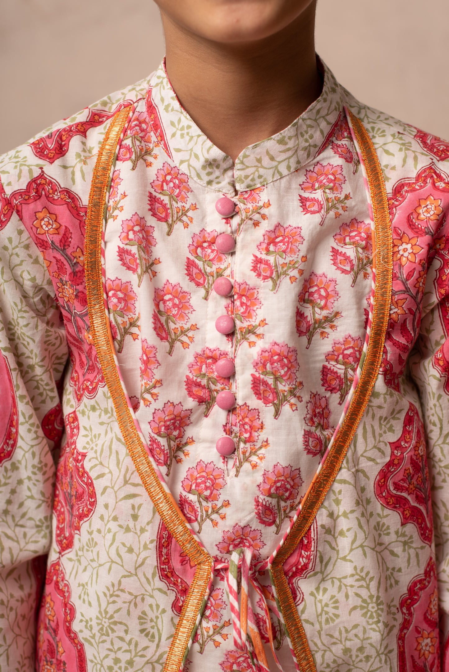 Jharokha Angrakha Kurta Set