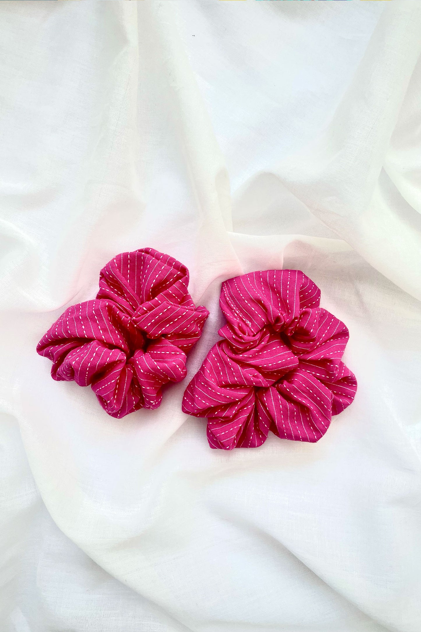 Vivid Pink Scrunchie