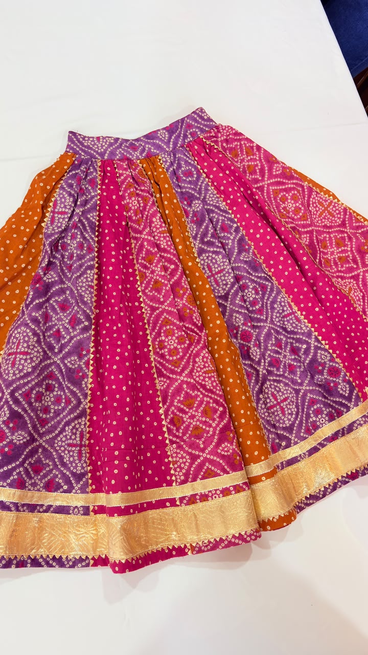 Bandhej Lehenga Set