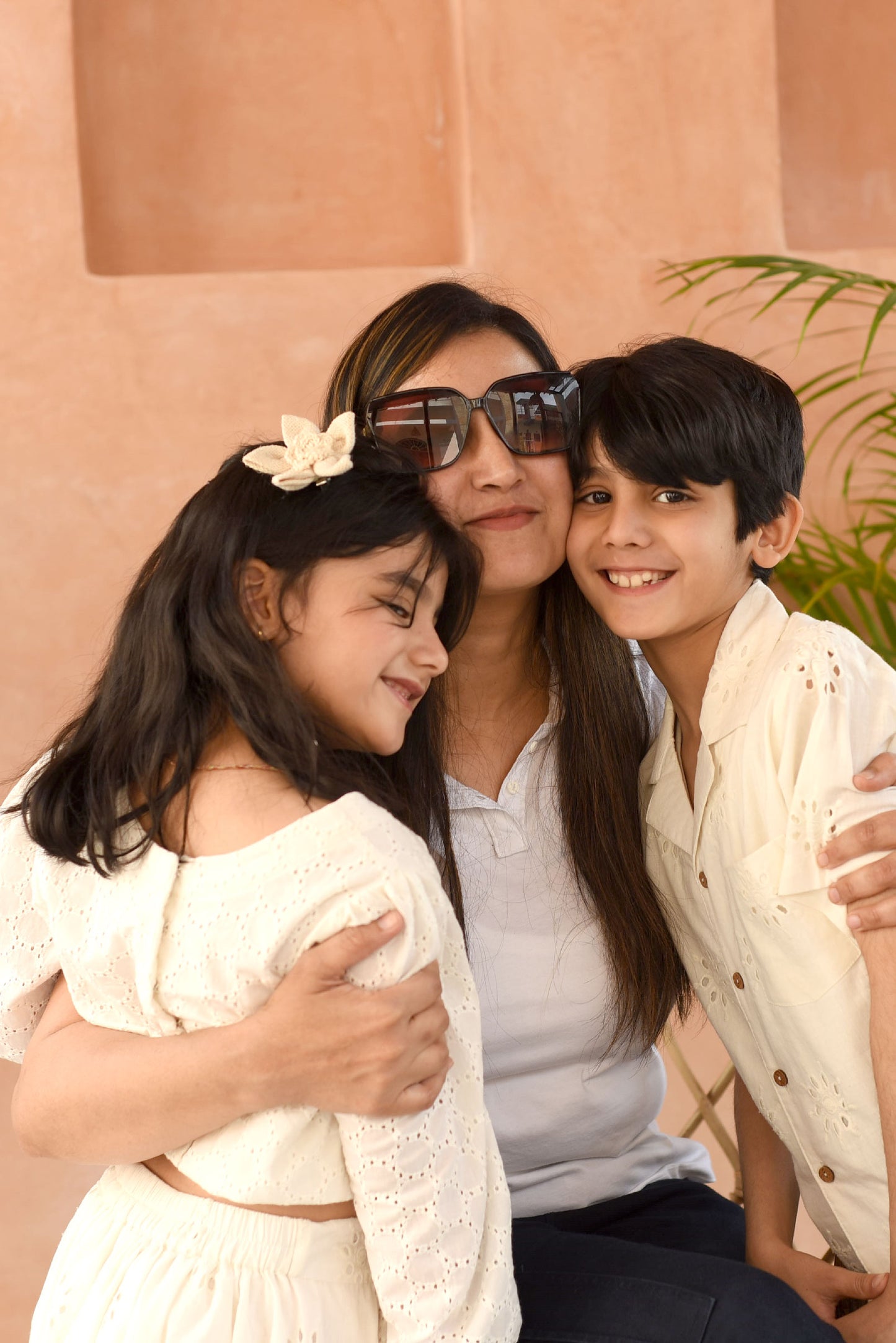 Blossom Hair Clip- Beige