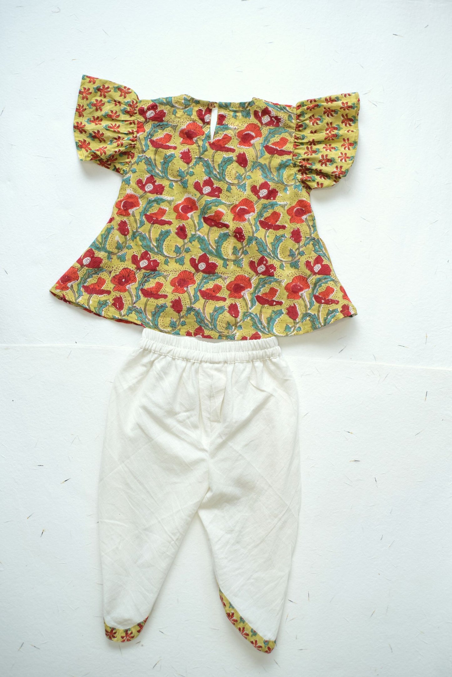 Garden Butterfly Top and Dhoti Set