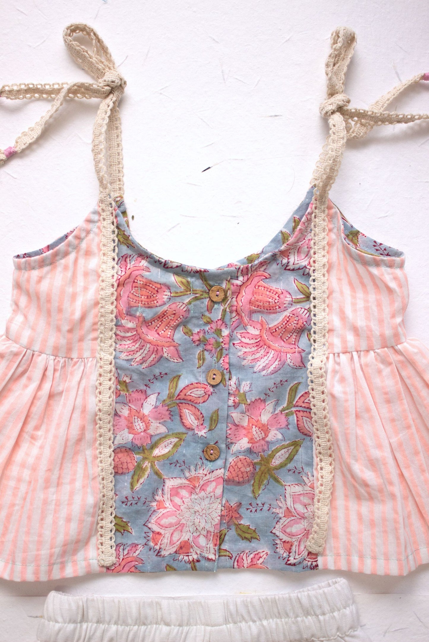 Dahlia Crop Top Dhoti Set