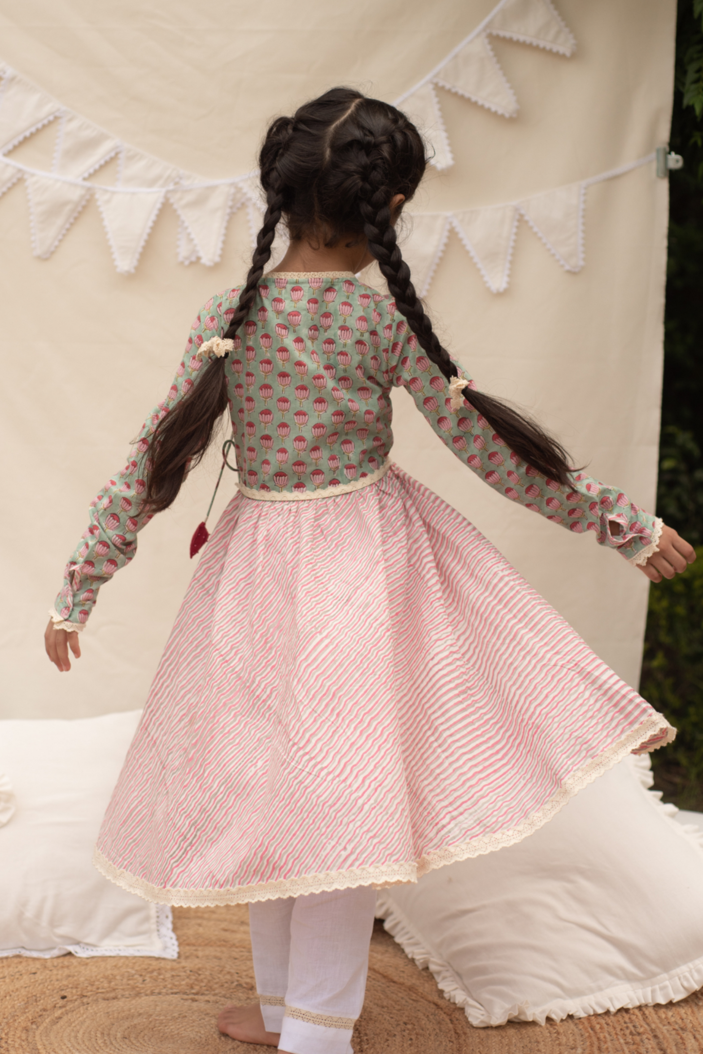 Padmajaa Angrakha Kurta Set