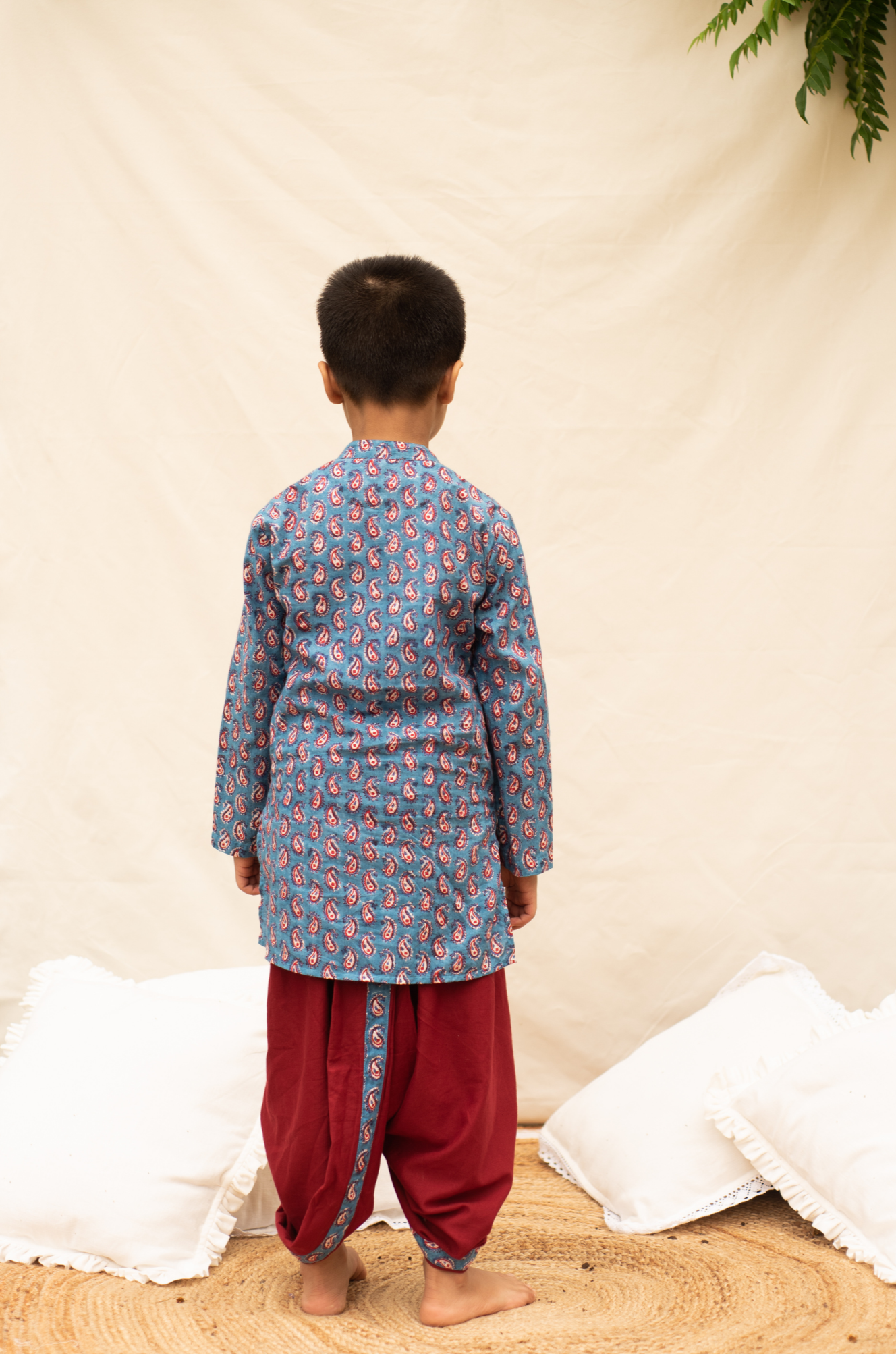 Paisley Dhoti Kurta Set