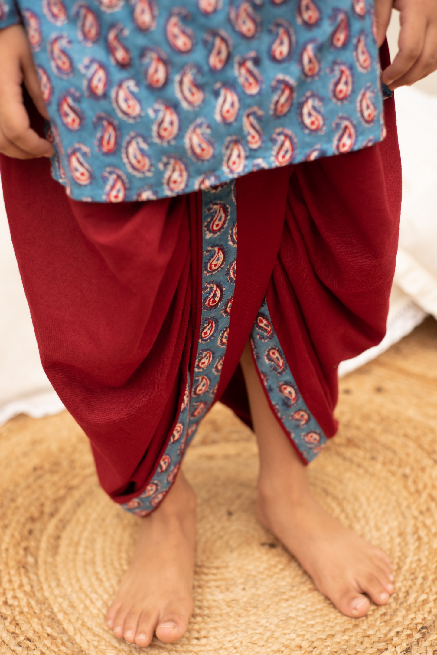 Paisley Dhoti Kurta Set