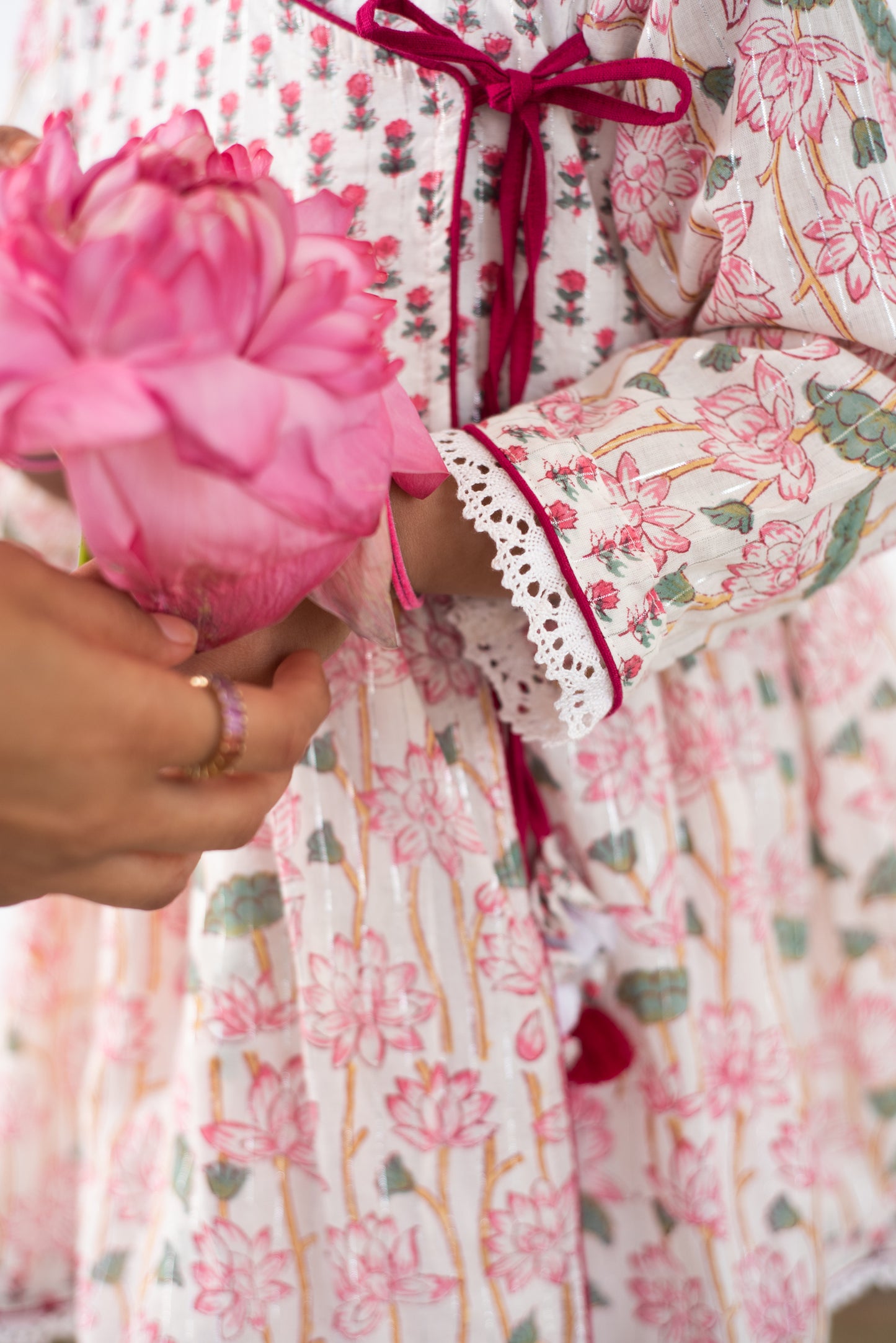 Lotus Dreamy Angarakha-Dhoti Set