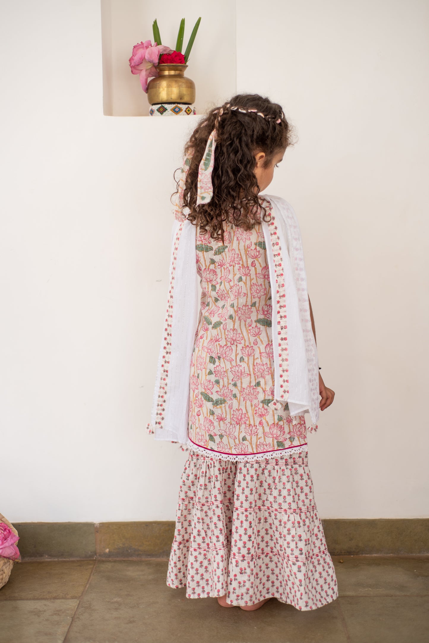 Lotus Lacey Sharara Set