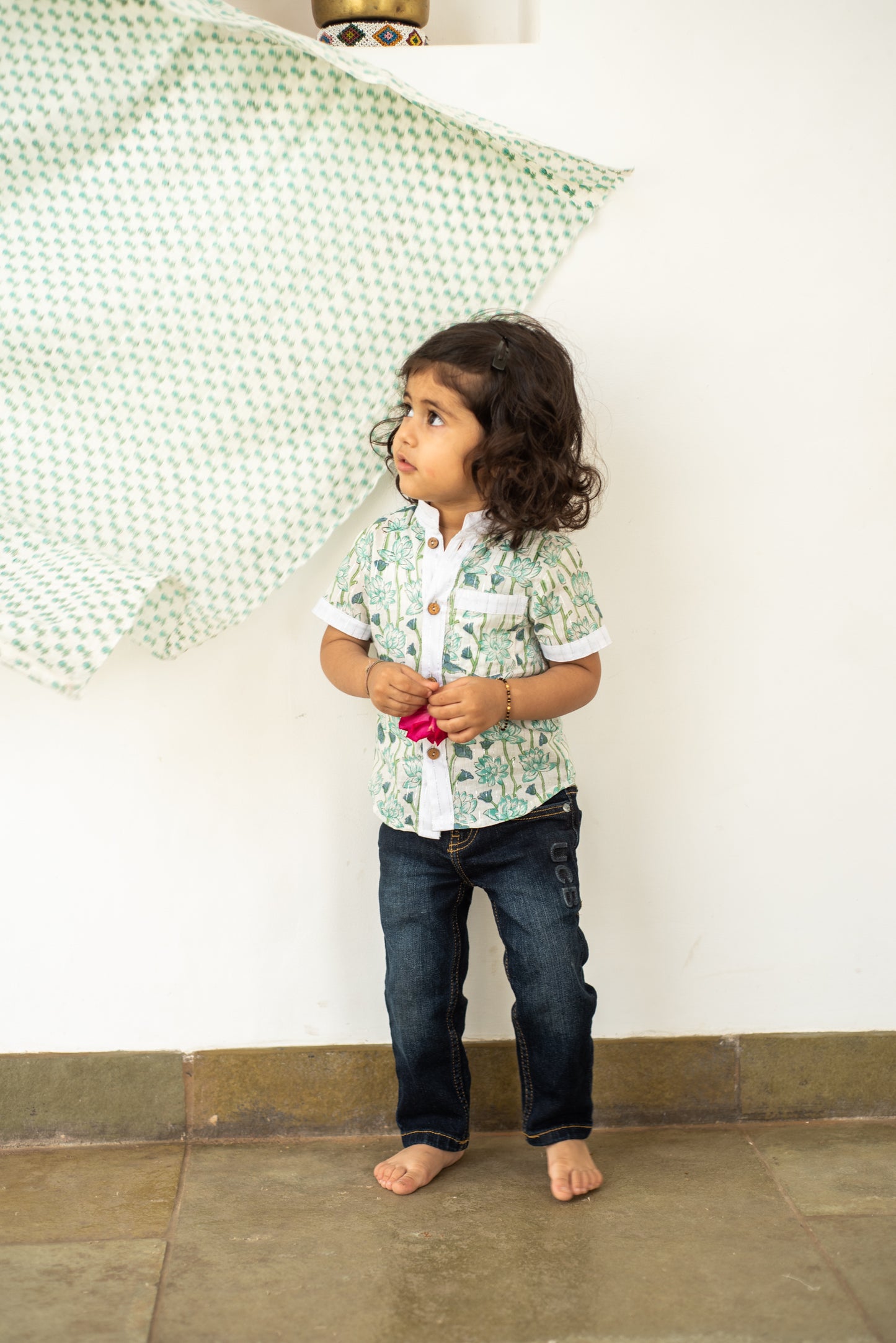 Lotus Button-Down Shirt