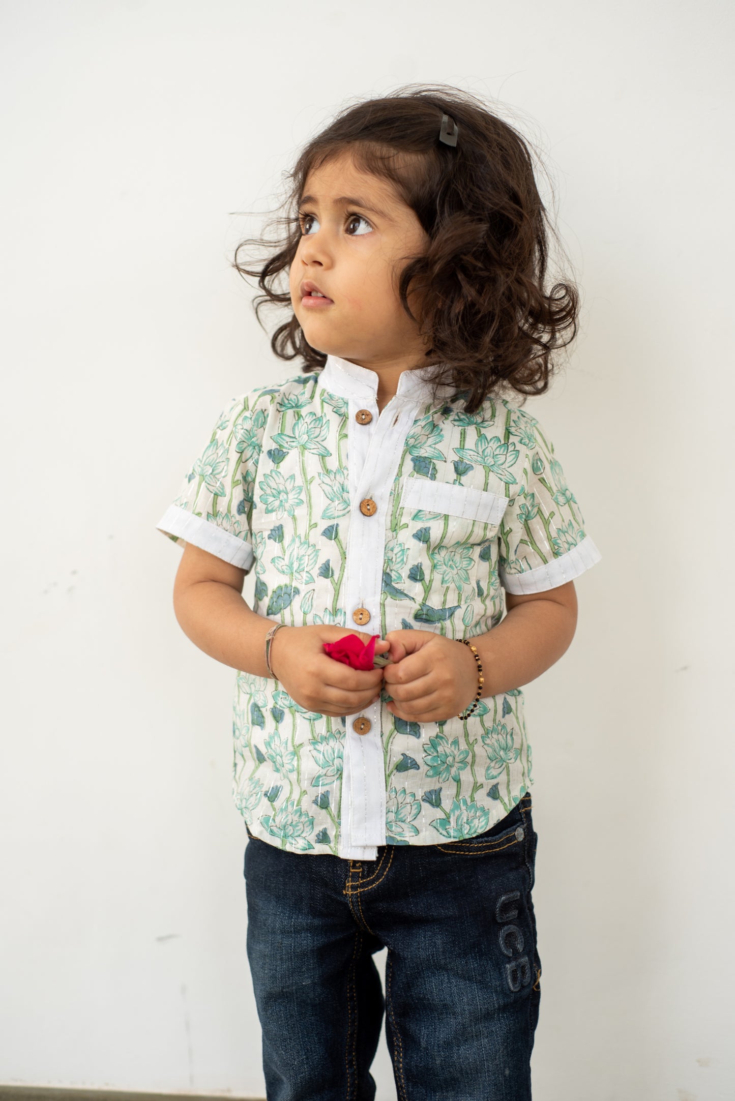 Lotus Button-Down Shirt