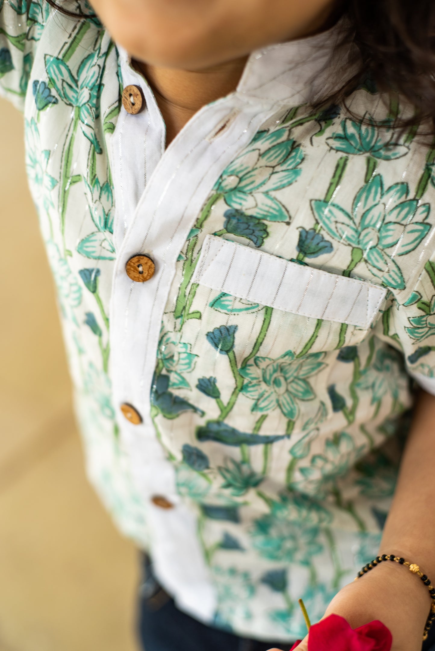 Lotus Button-Down Shirt