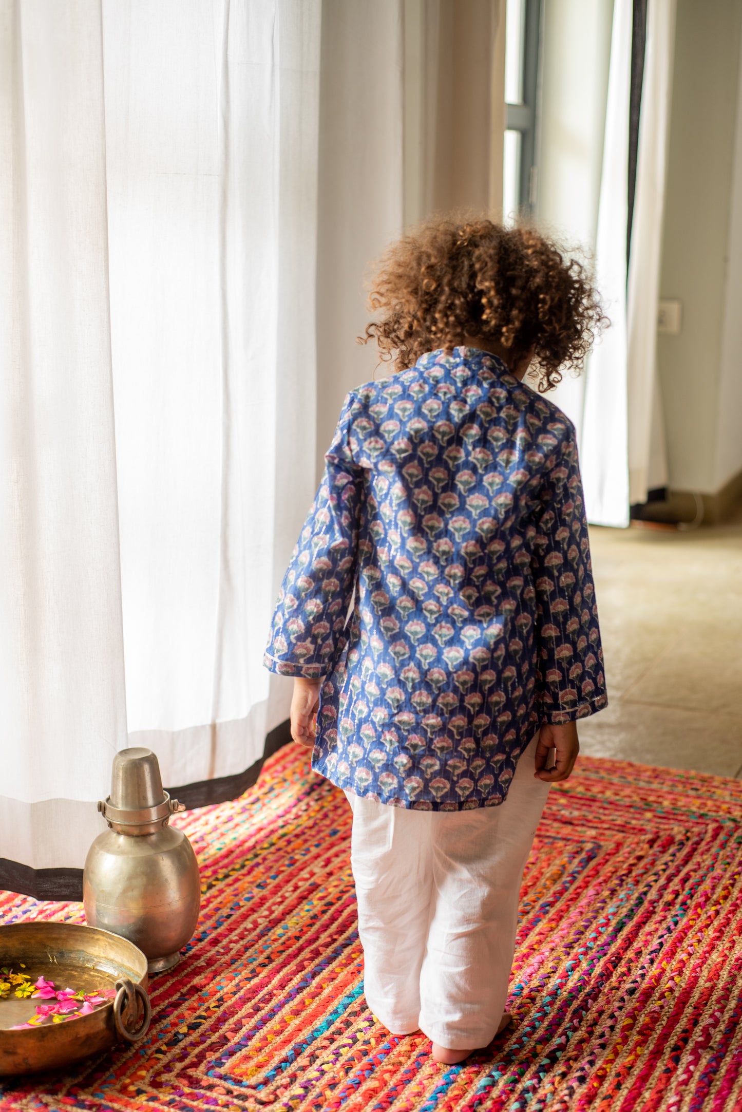 Blue Orchid Kurta Set