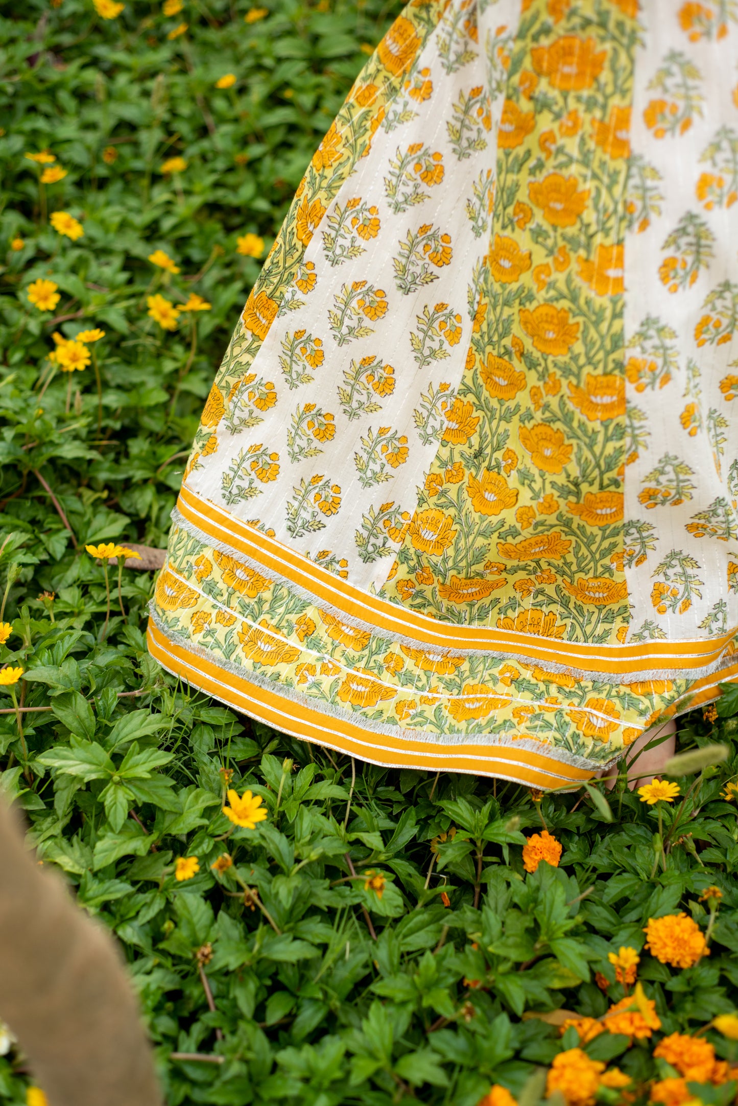 Marigold Lehenga Set
