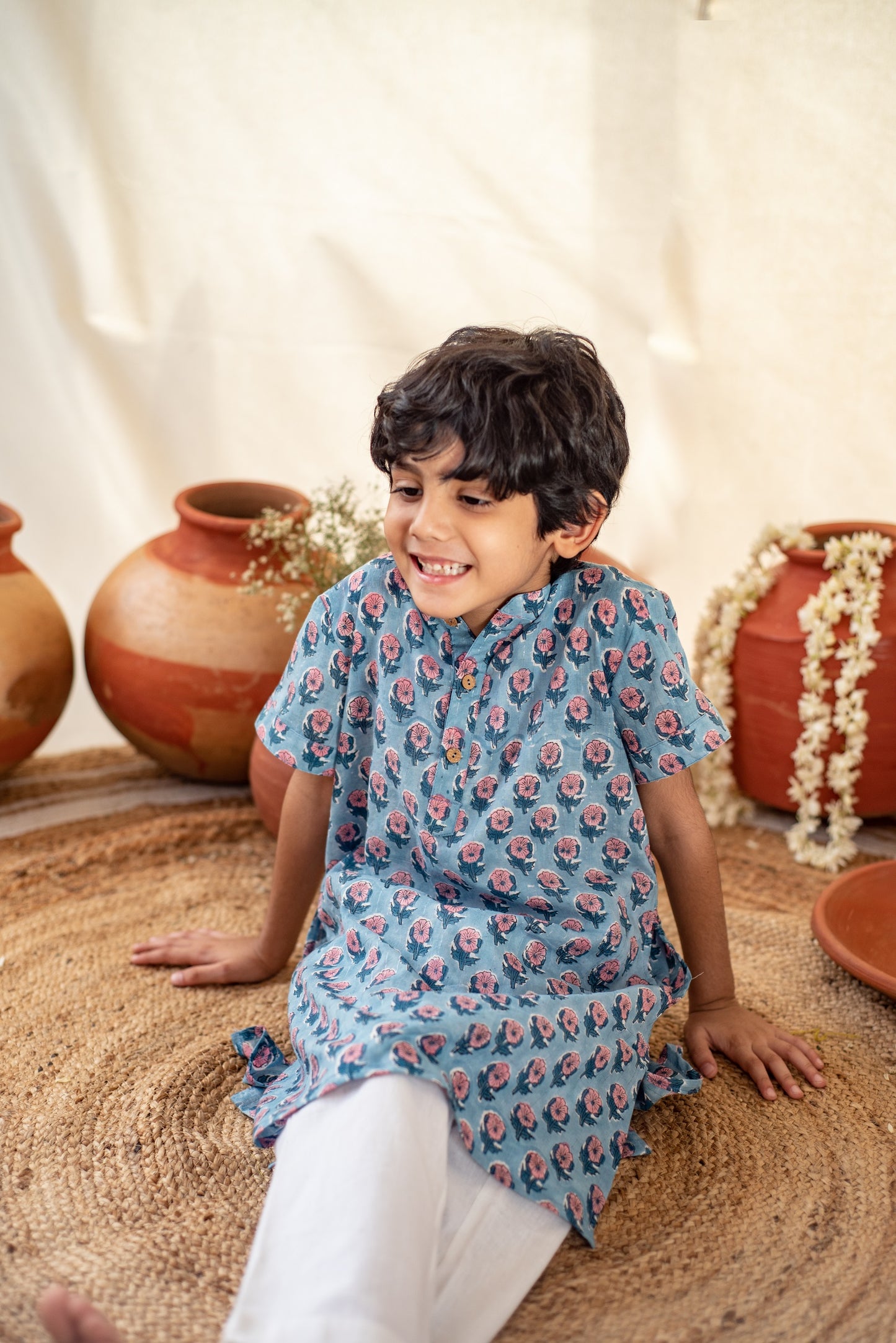 Flora Buti Kurta Set