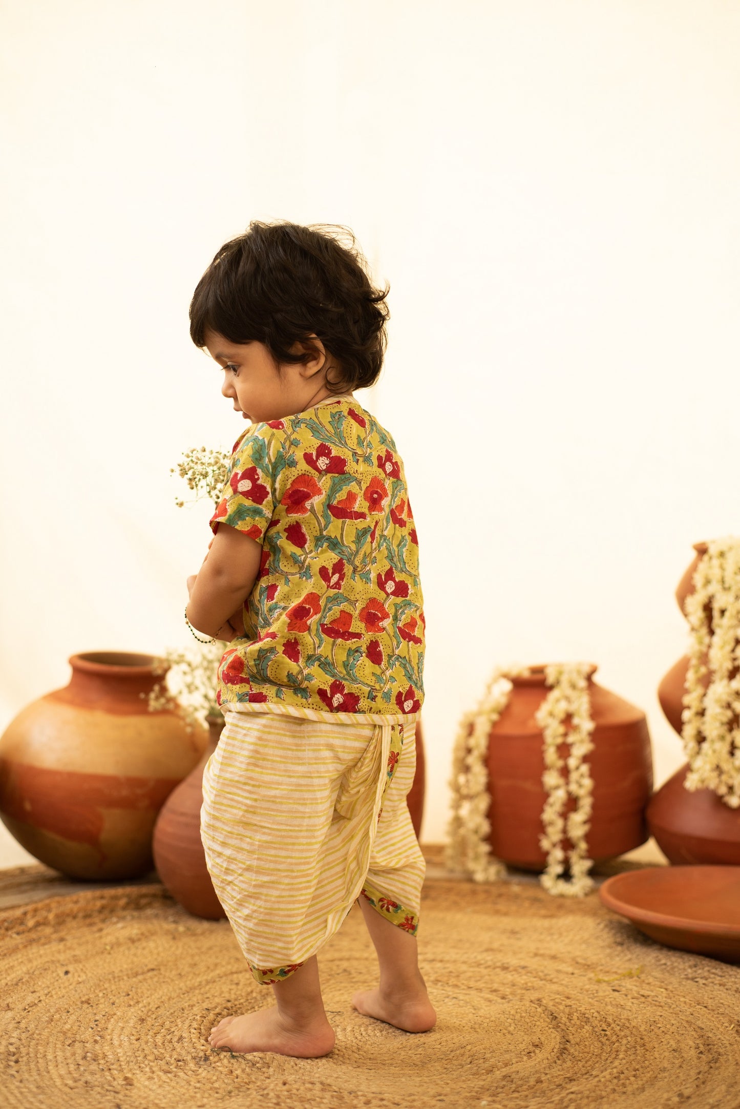 Jaal Garden Jhabla Set