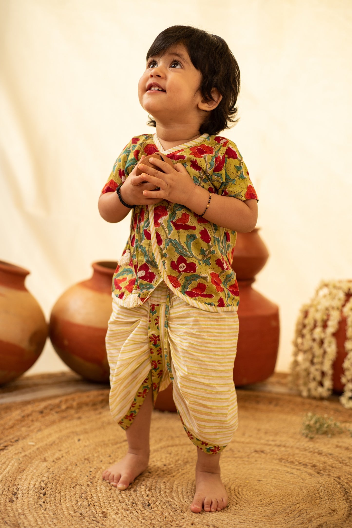 Jaal Garden Jhabla Set