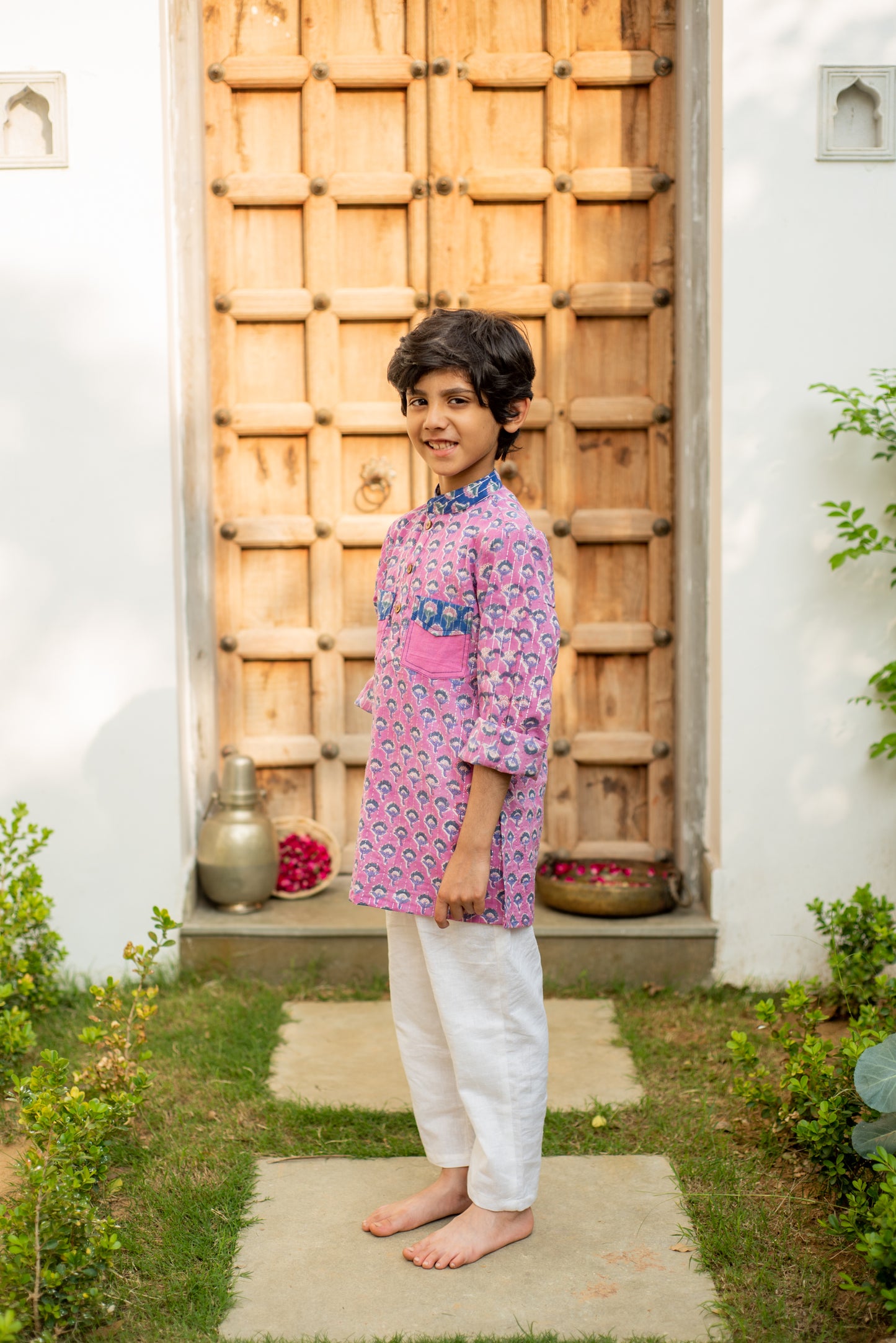 Purple Orchid Kurta Set
