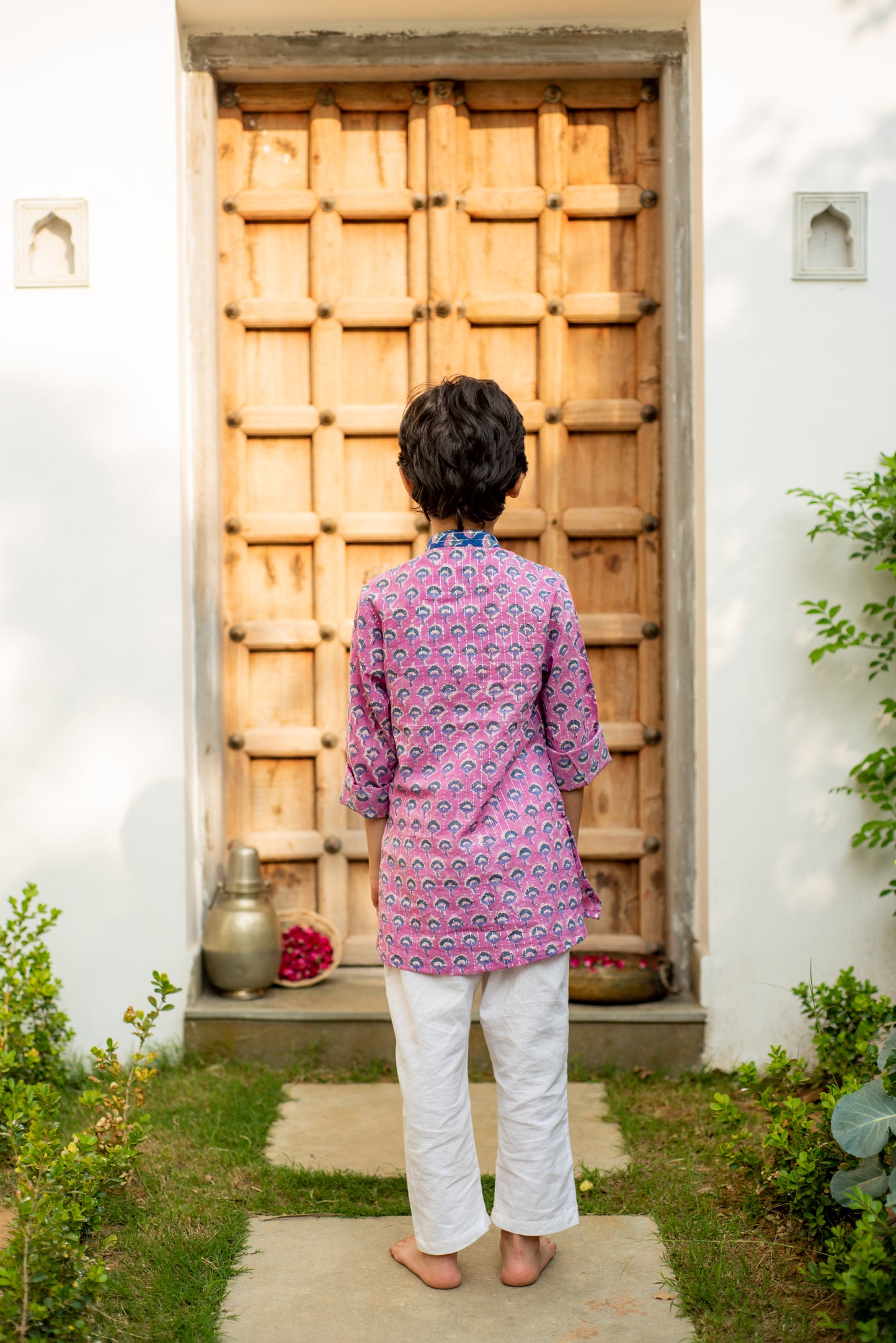 Purple Orchid Kurta Set