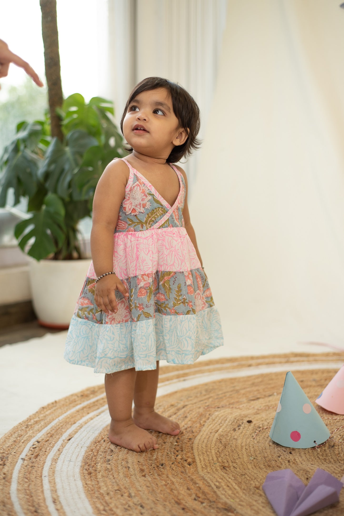 Blush Blue Tier Dress