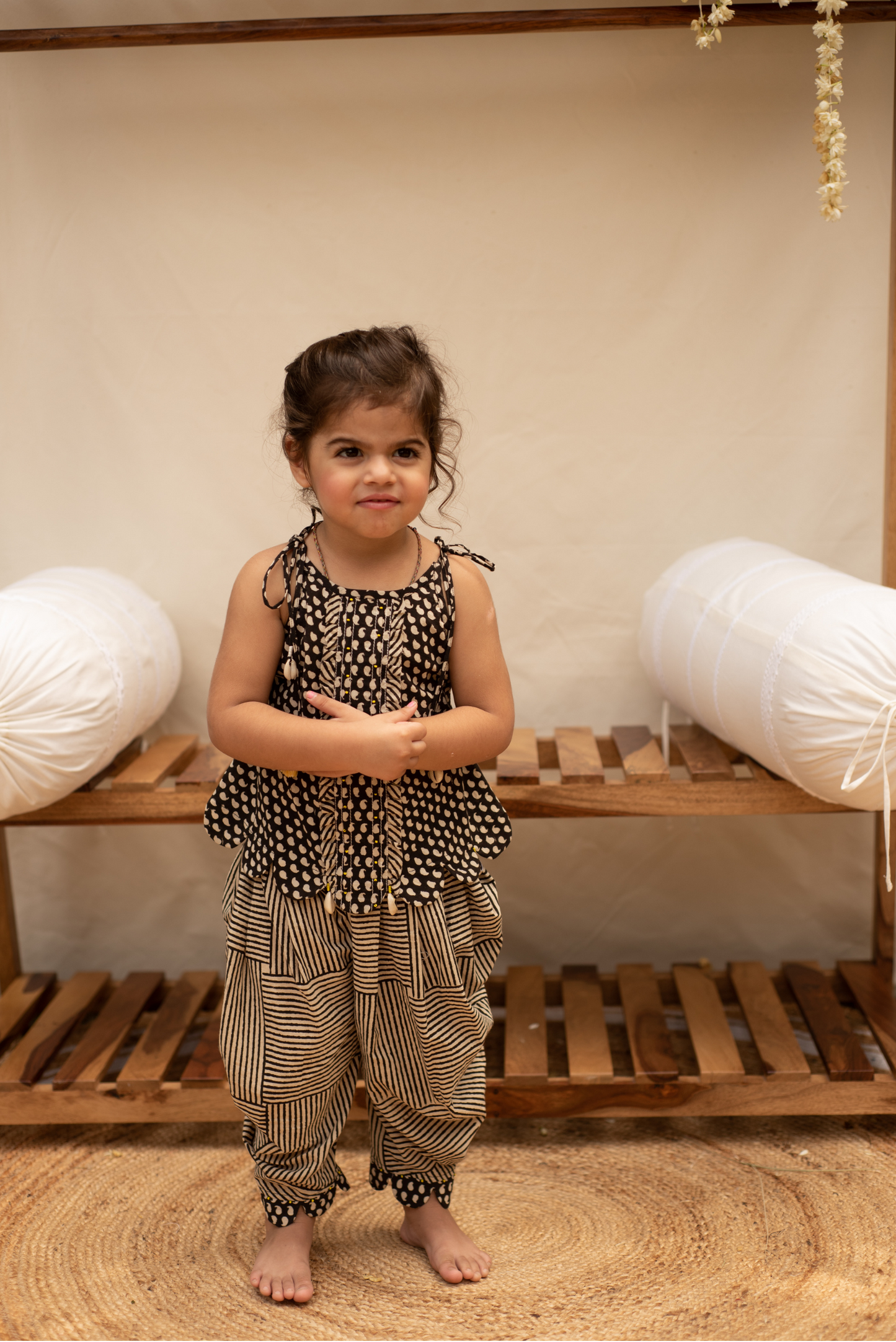 Syahi Paisley Dhoti Set