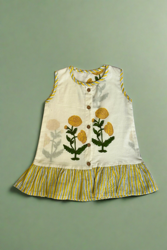 Marigold Buta Dress